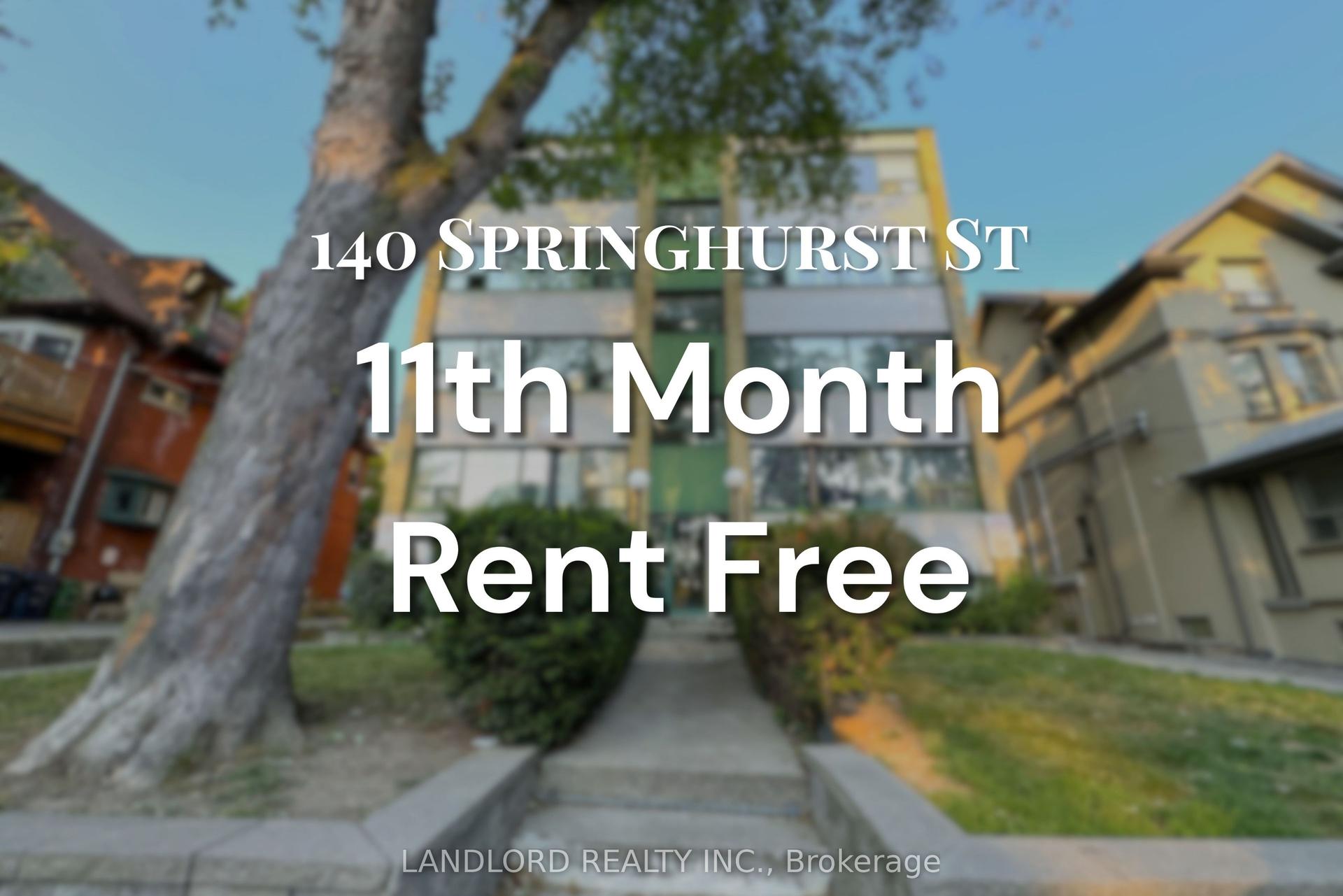 140 Springhurst Avenue 1 #1, Toronto — Multiplex for lease, photo 1