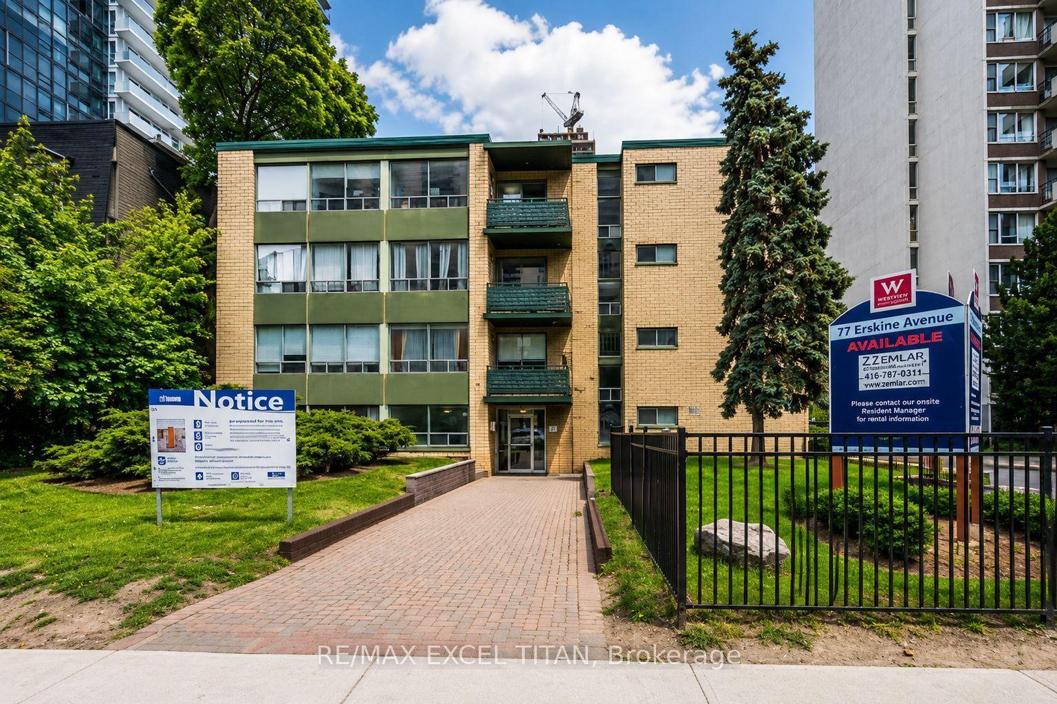 77 Erskine Avenue 111 #111, Toronto — Condo for lease, photo 1