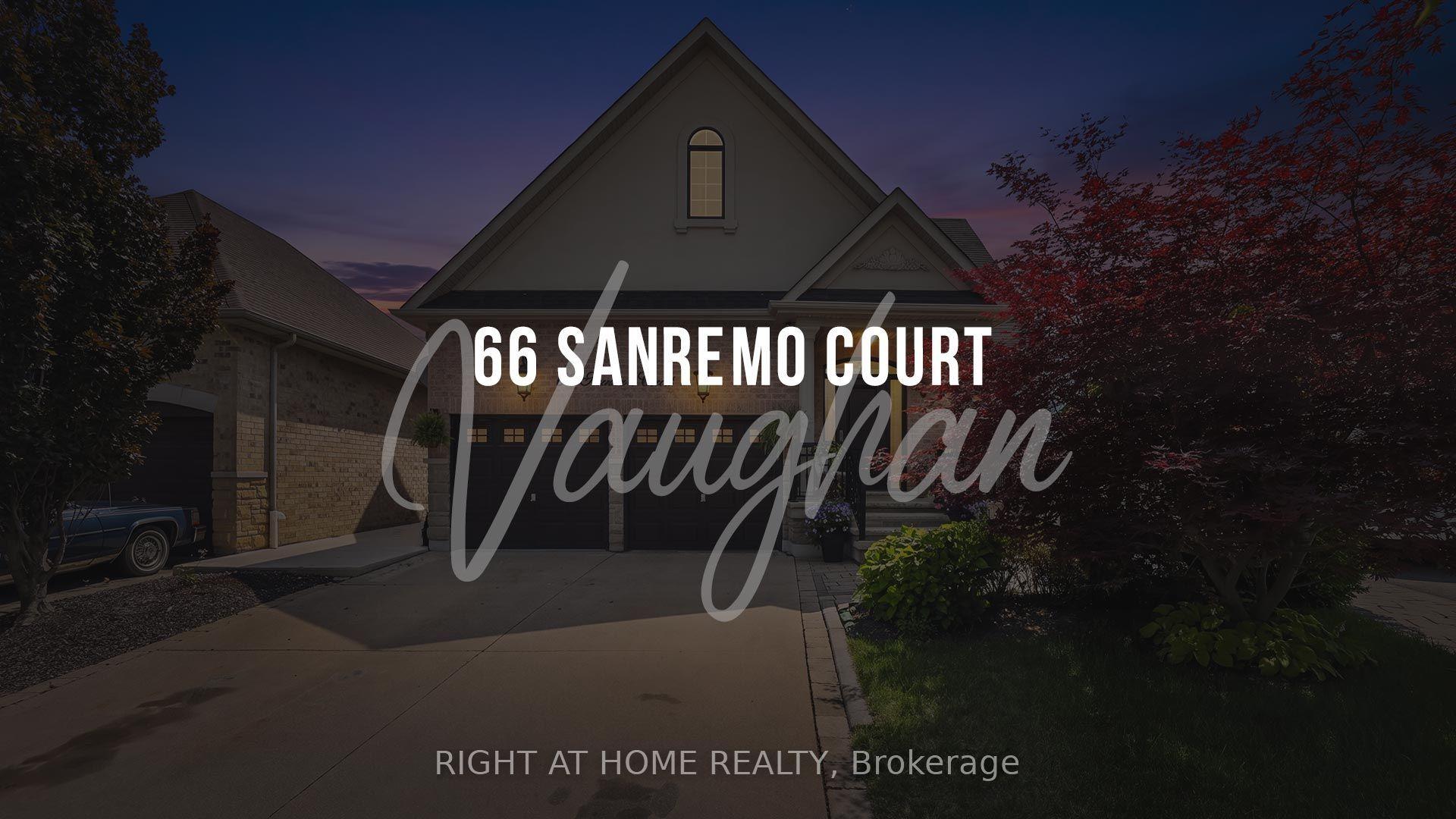 66 Sanremo Court, Vaughan — Detached for sale, photo 1