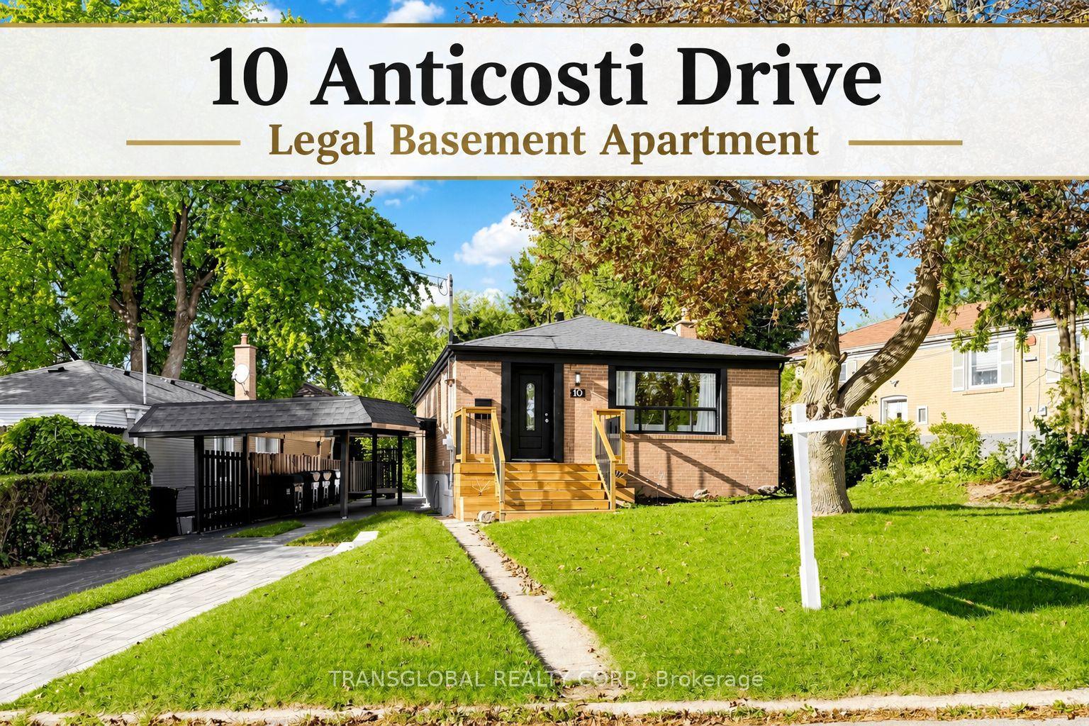 10 Anticosti Drive, Toronto — Detached for sale, photo 1
