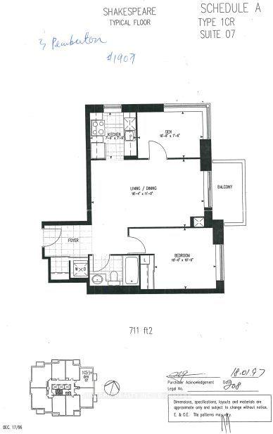 3 Pemberton Avenue 1907 #1907, Toronto — Condo for lease, photo 1