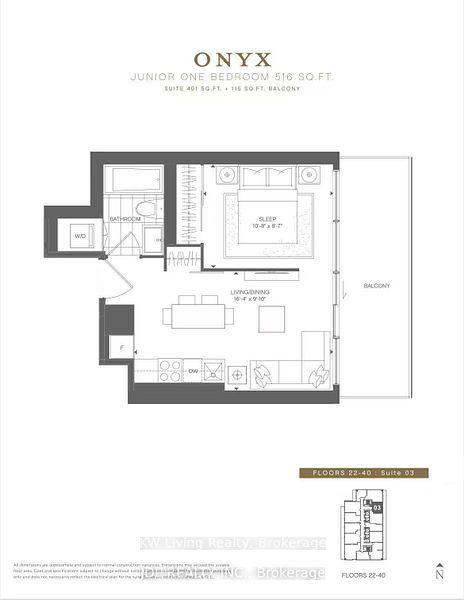 3 Gloucester Street E 2203 #2203, Toronto — Condo for lease, photo 1