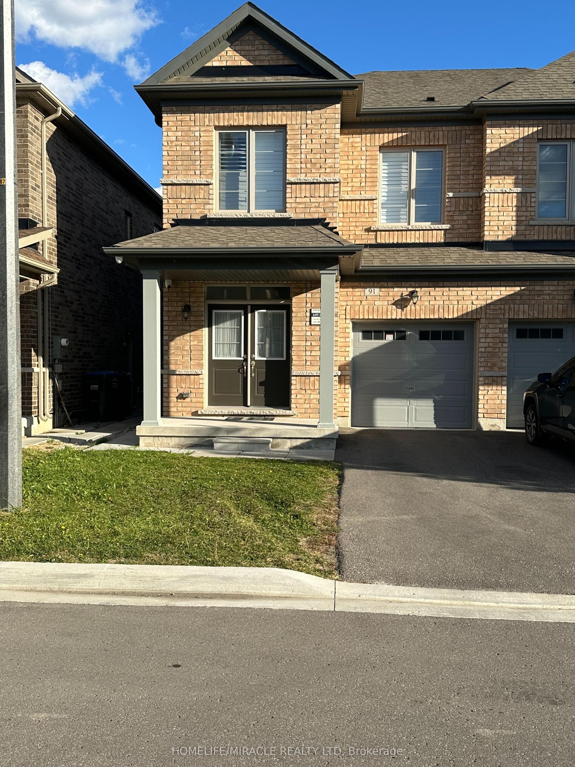 91 Emerald Coast Trail, Brampton — Semi-Detached for lease, photo 1