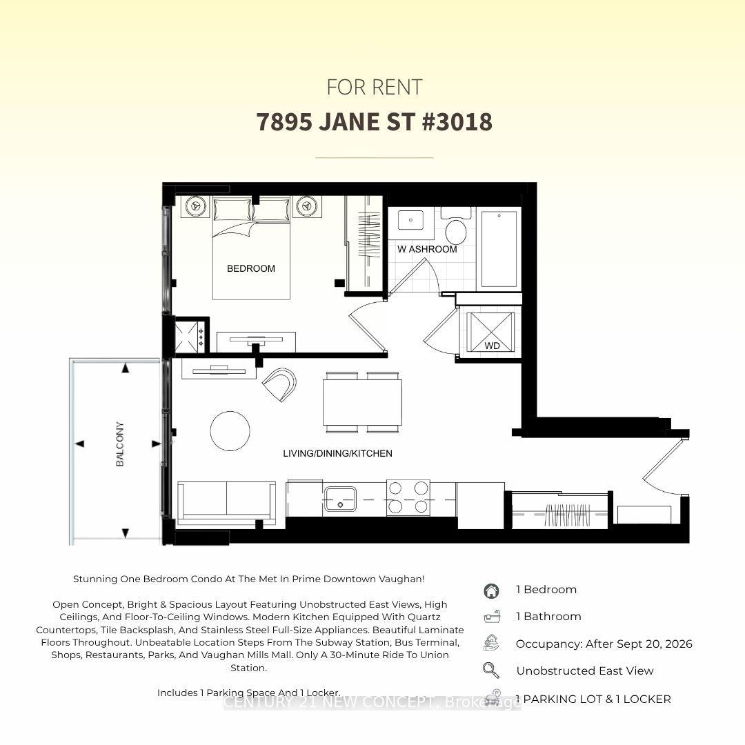 7895 Jane Street 3018 #3018, Vaughan — Condo for lease, photo 1