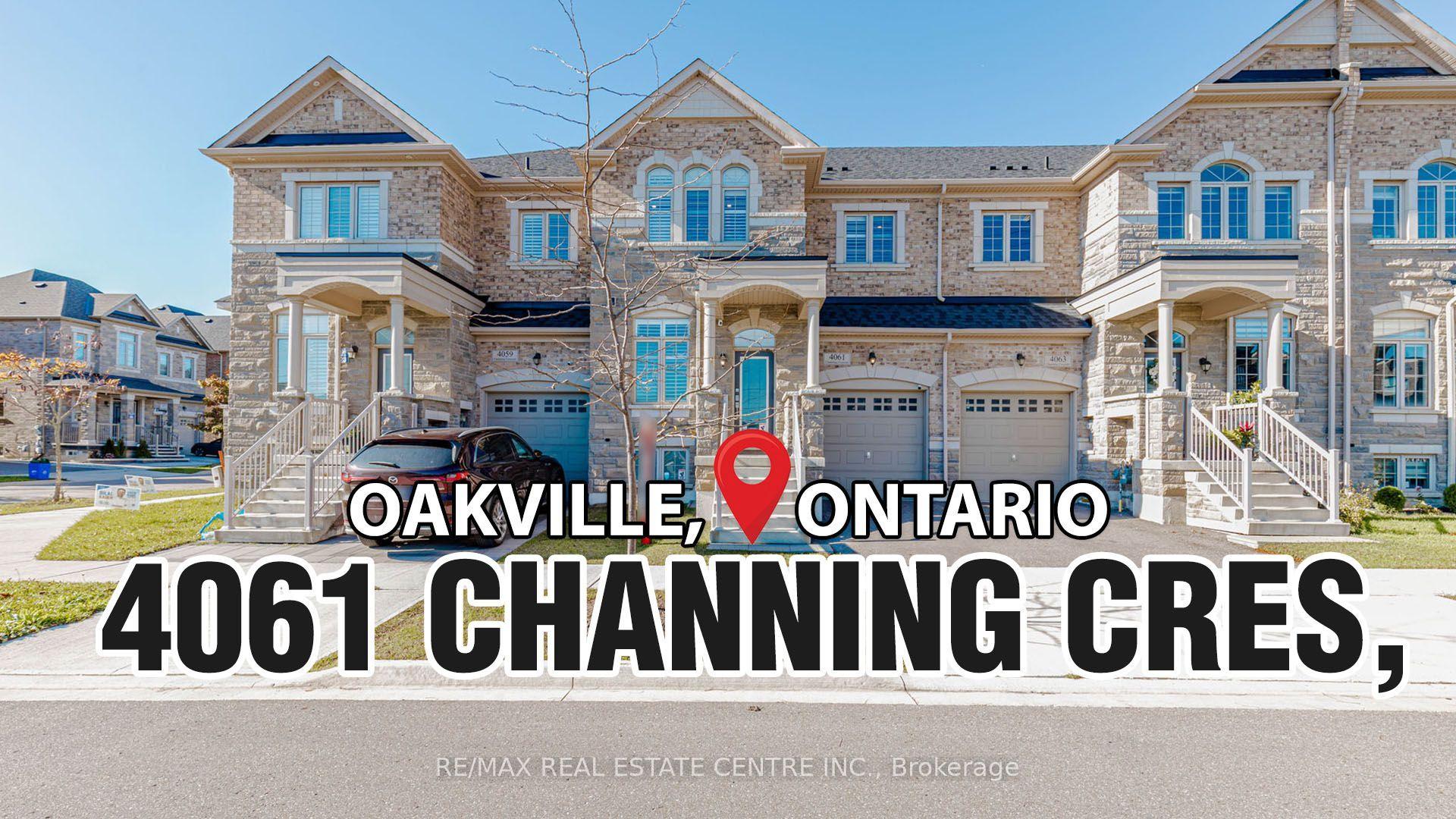 4061 Channing Crescent, Oakville — Townhouse for sale, photo 1