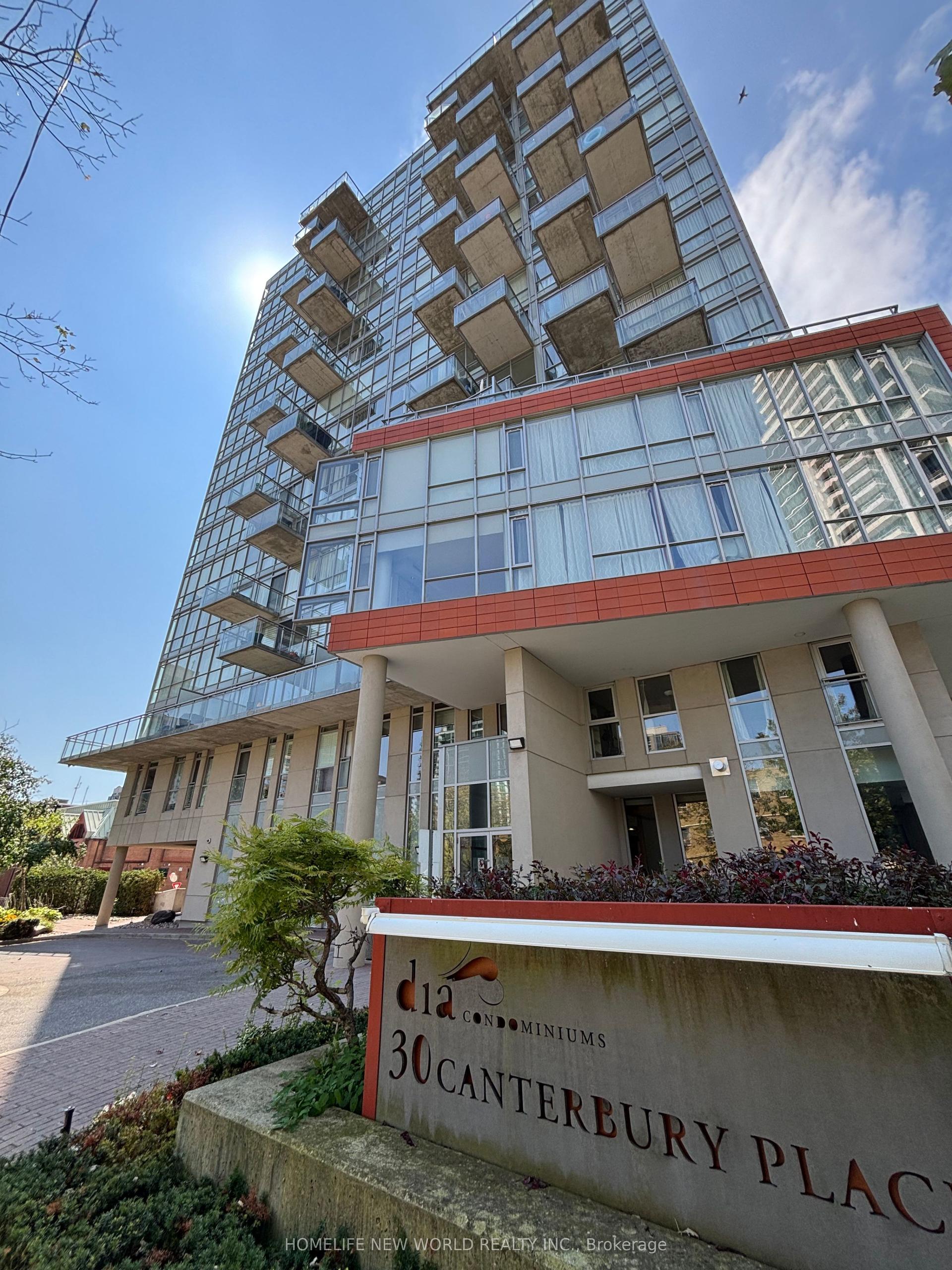 30 Canterbury Place 1808 #1808, Toronto — Condo for lease, photo 1