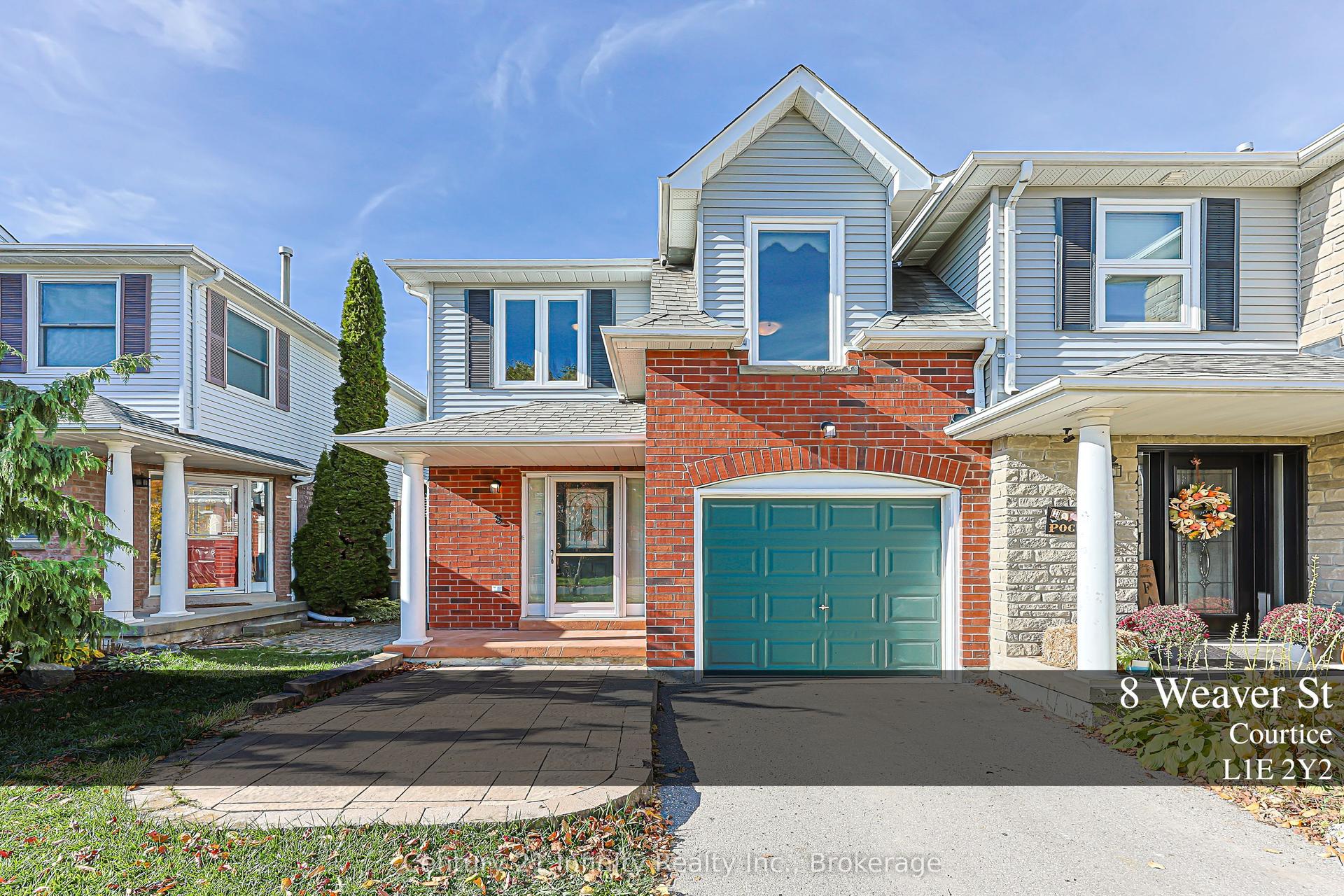 8 Weaver Street, Clarington — Townhouse for sale, photo 1