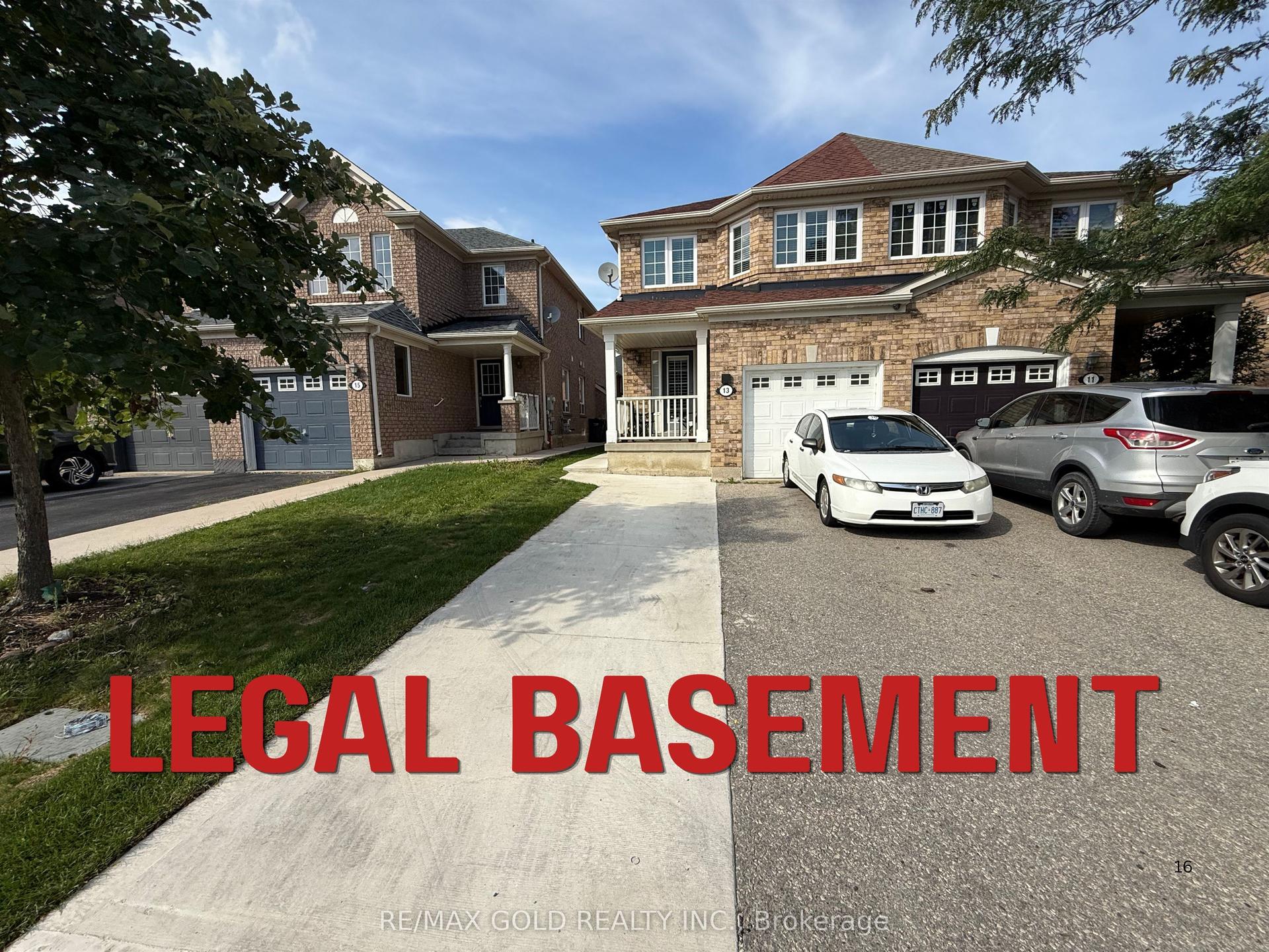13 Eastway Street, Brampton — Semi-Detached for sale, photo 1