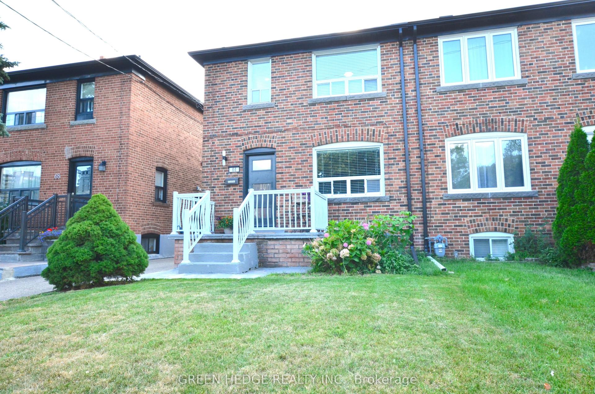 66 Cliff Street, Toronto — Semi-Detached for sale, photo 1