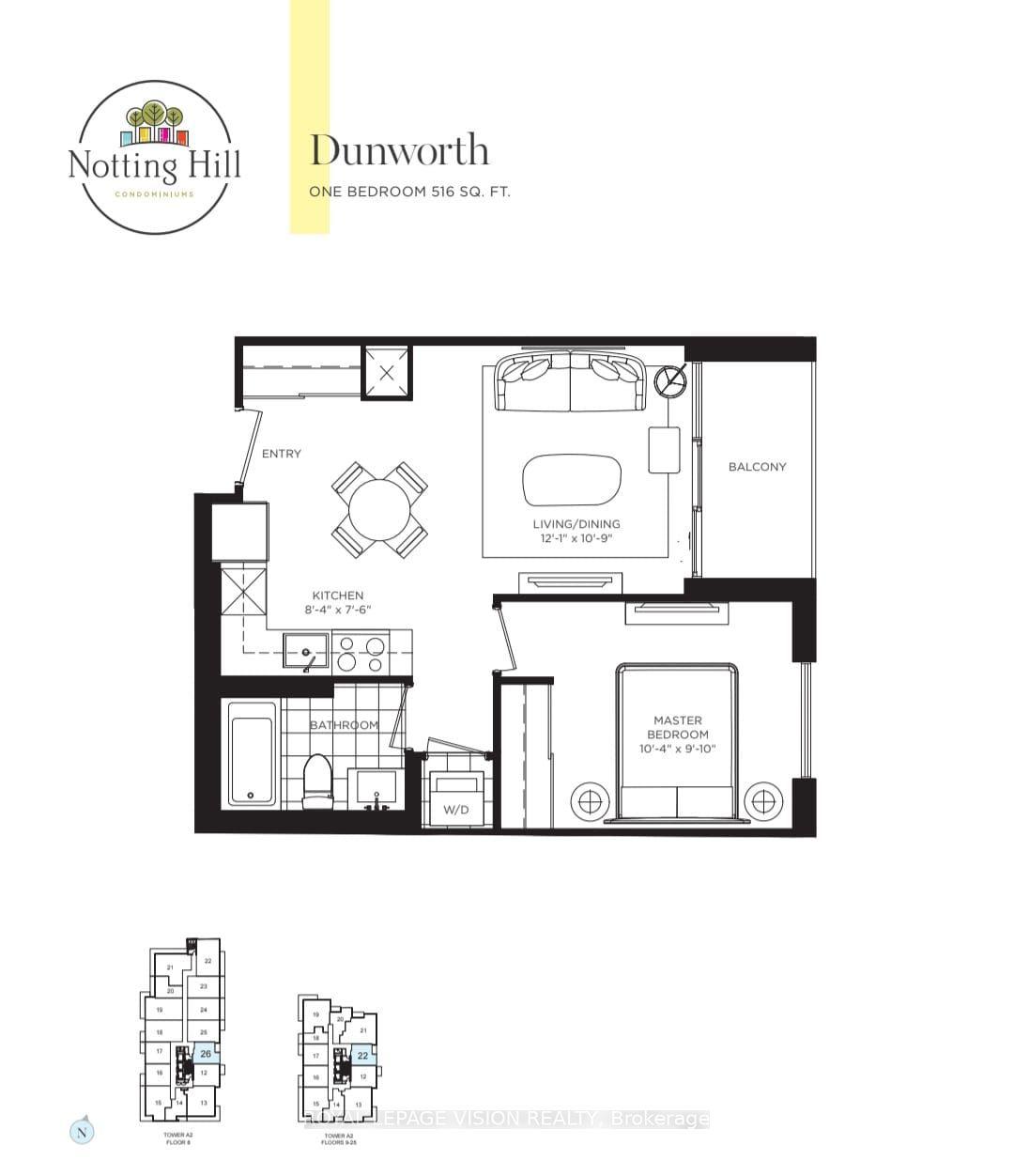 4010 Eglinton Avenue W 1222 #1222, Toronto — Condo for lease, photo 1