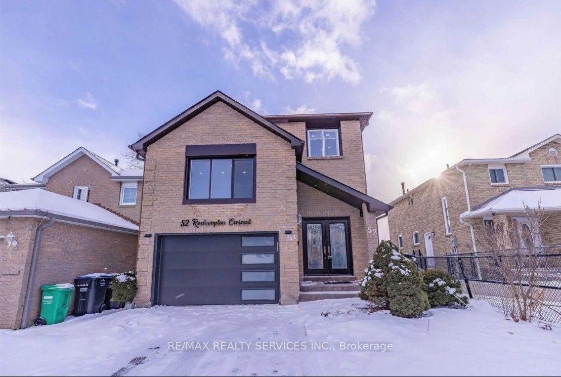 52 Roehampton Crescent, Brampton — Detached for lease, photo 1