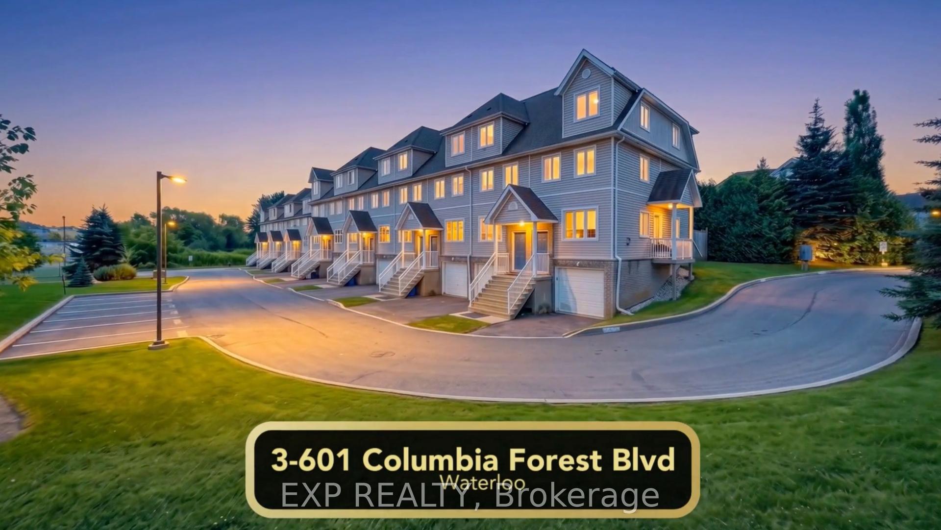 601 Columbia Forest Boulevard 3 #3, Waterloo — Condo Town for sale, photo 1