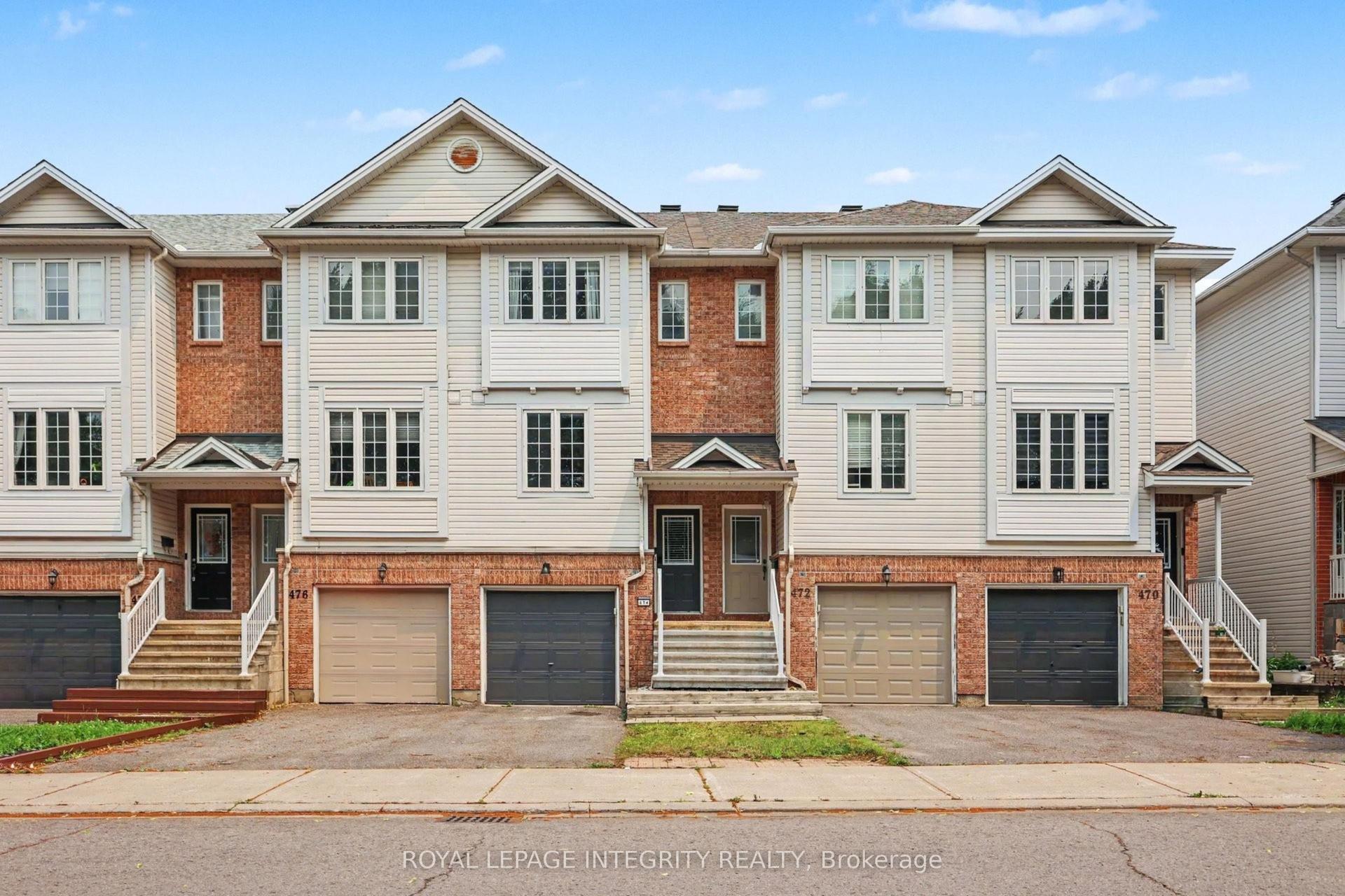 474 Seyton Drive, Bells Corners and South to Fallowfield — Townhouse for sale, photo 1