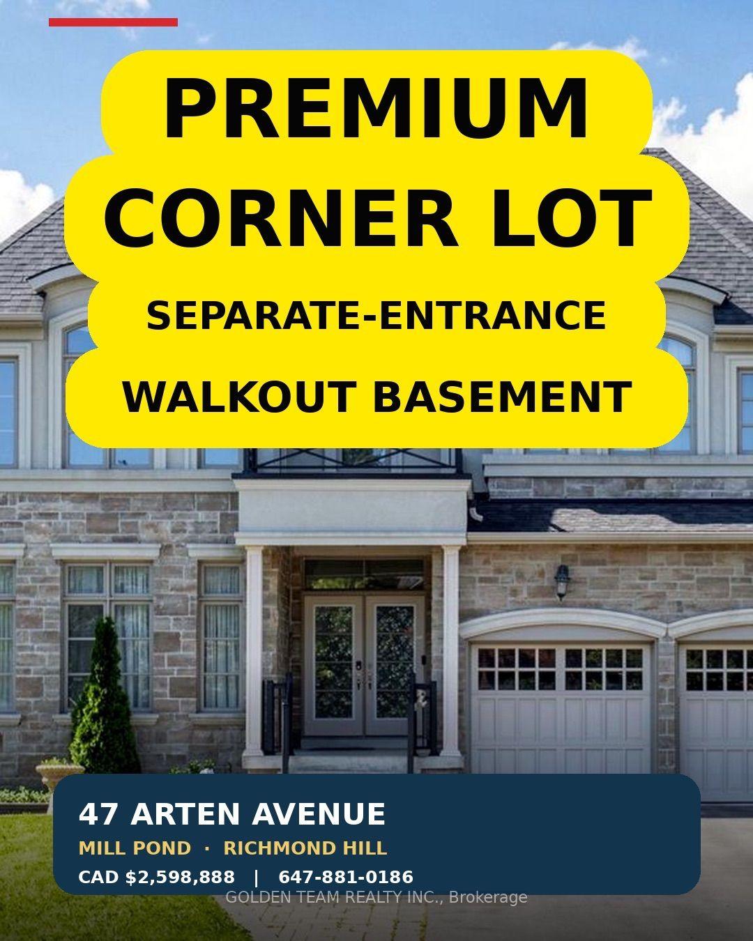 47 Arten Avenue, Richmond Hill — Detached for sale, photo 1