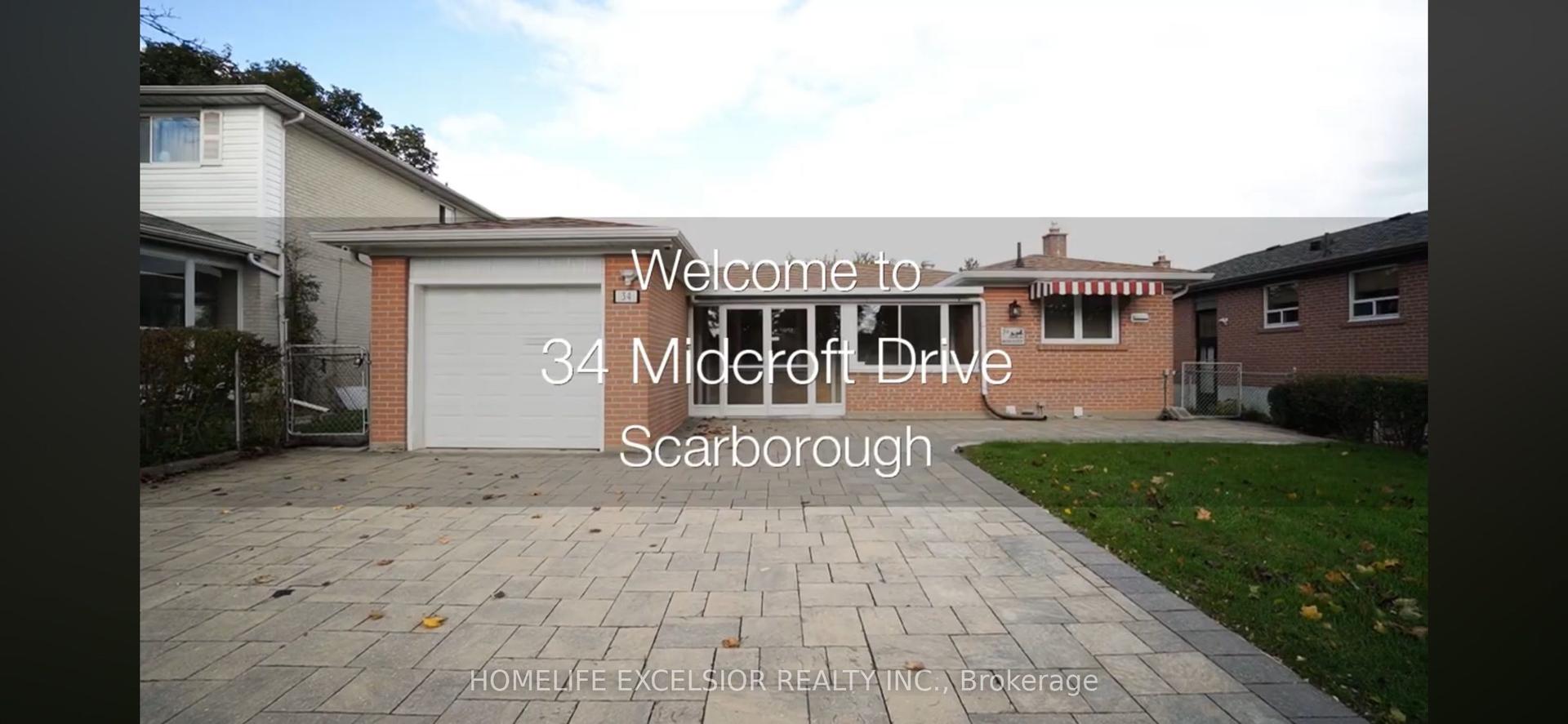 34 Midcroft Drive Basement #Basement, Toronto — Detached for lease, photo 1