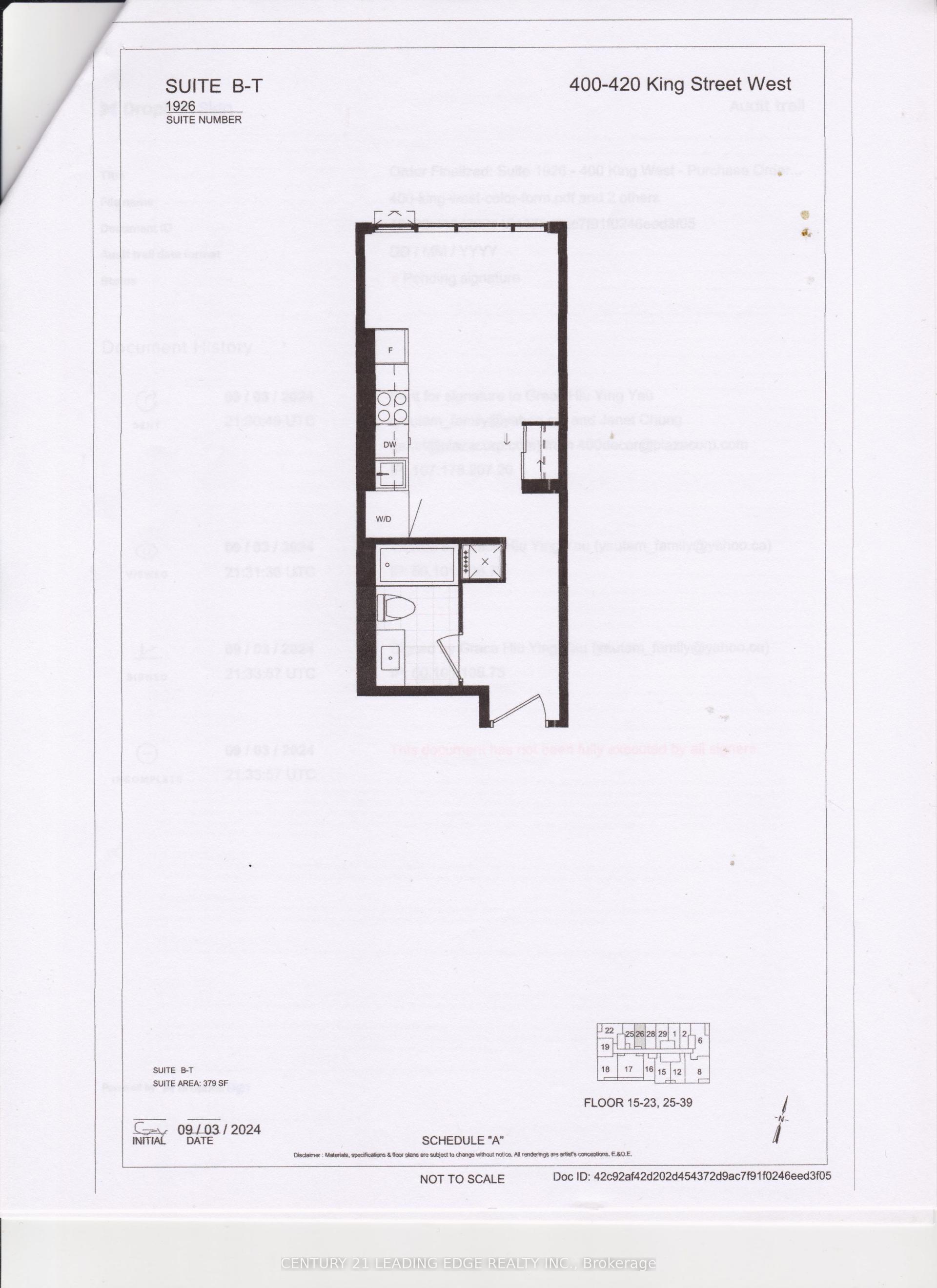 400 King Street W 1926 #1926, Toronto — Condo for lease, photo 1