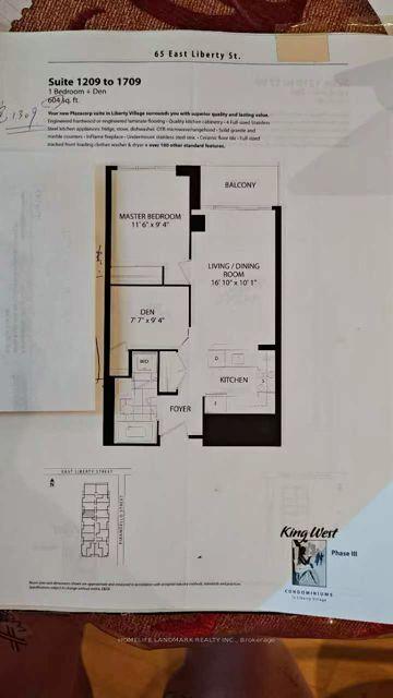 65 East Liberty Street 1309 #1309, Toronto — Condo for sale, photo 1