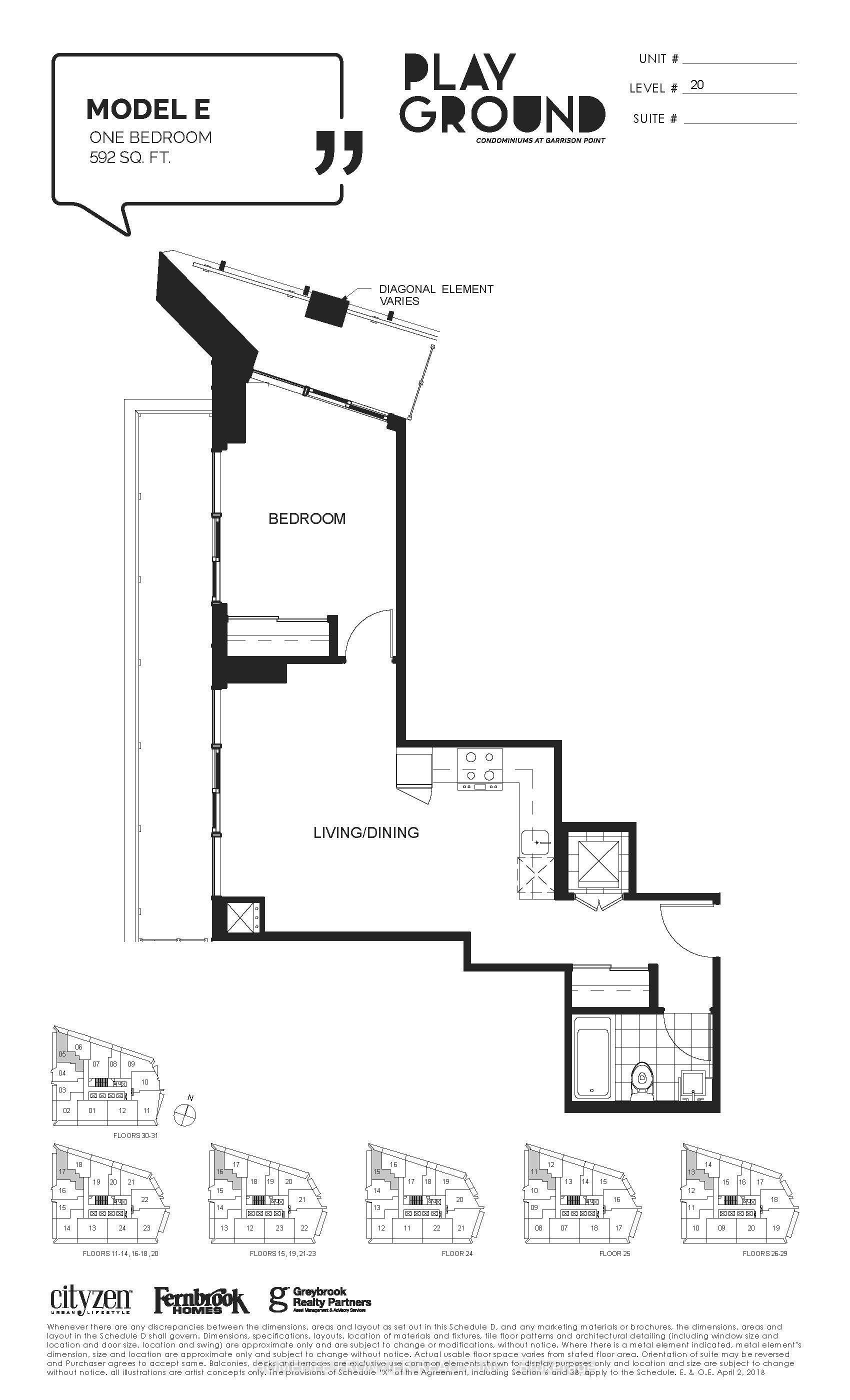 50 Ordnance Street 2005 #2005, Toronto — Condo for lease, photo 1