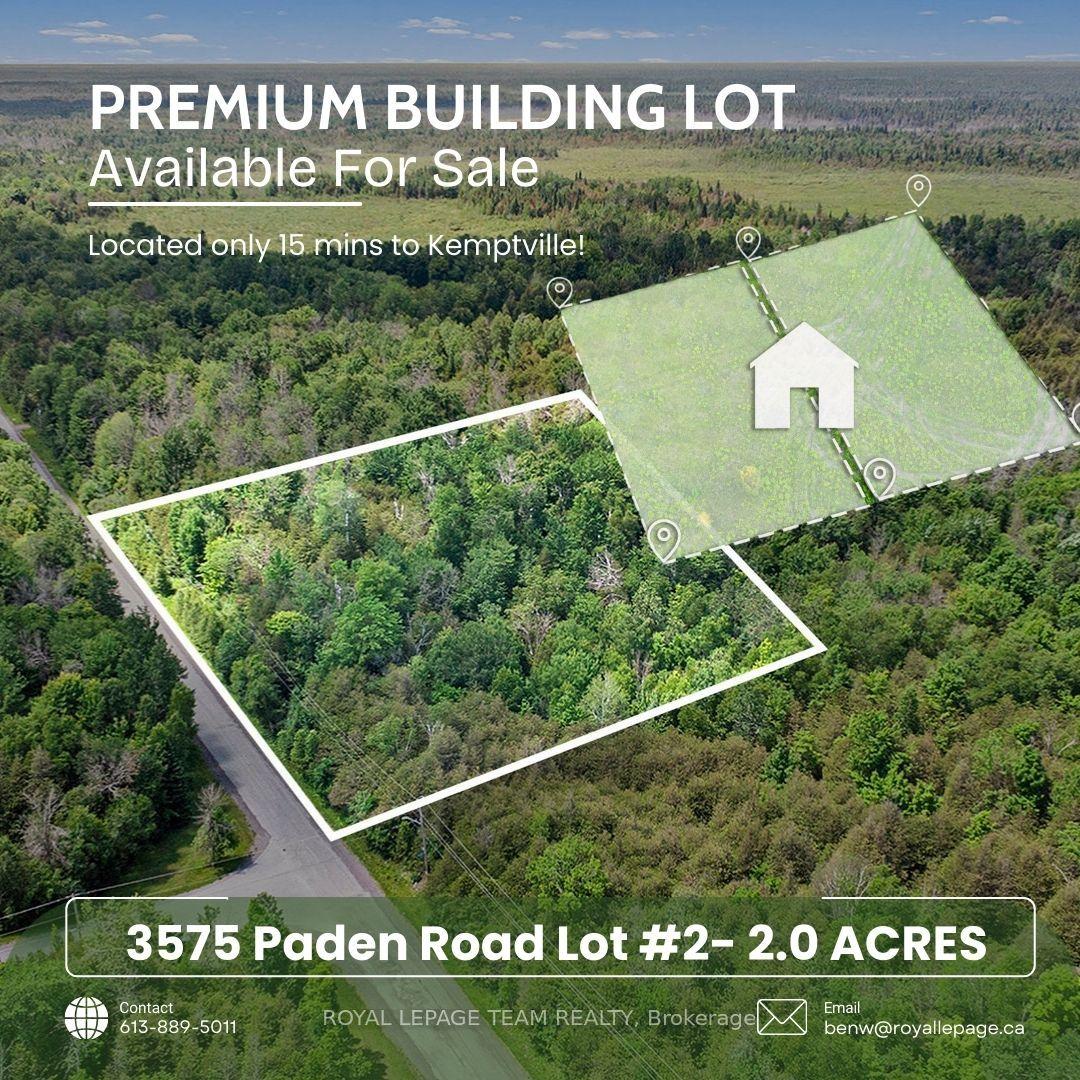 L2-3575 Paden Road, Manotick - Kars - Rideau Twp and Area — Land for sale, photo 1