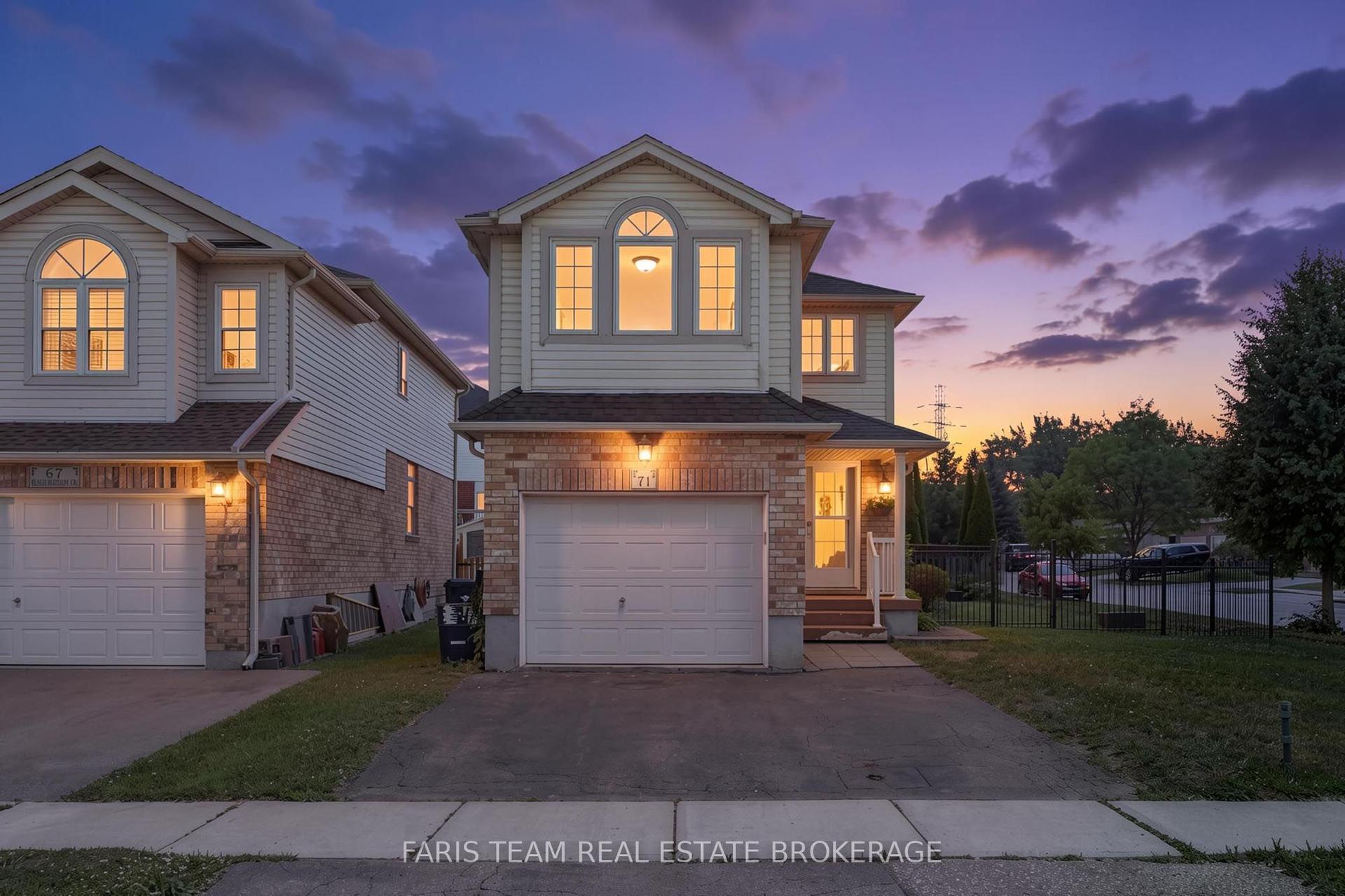 71 Peach Blossom Crescent, Kitchener — Detached for sale, photo 1