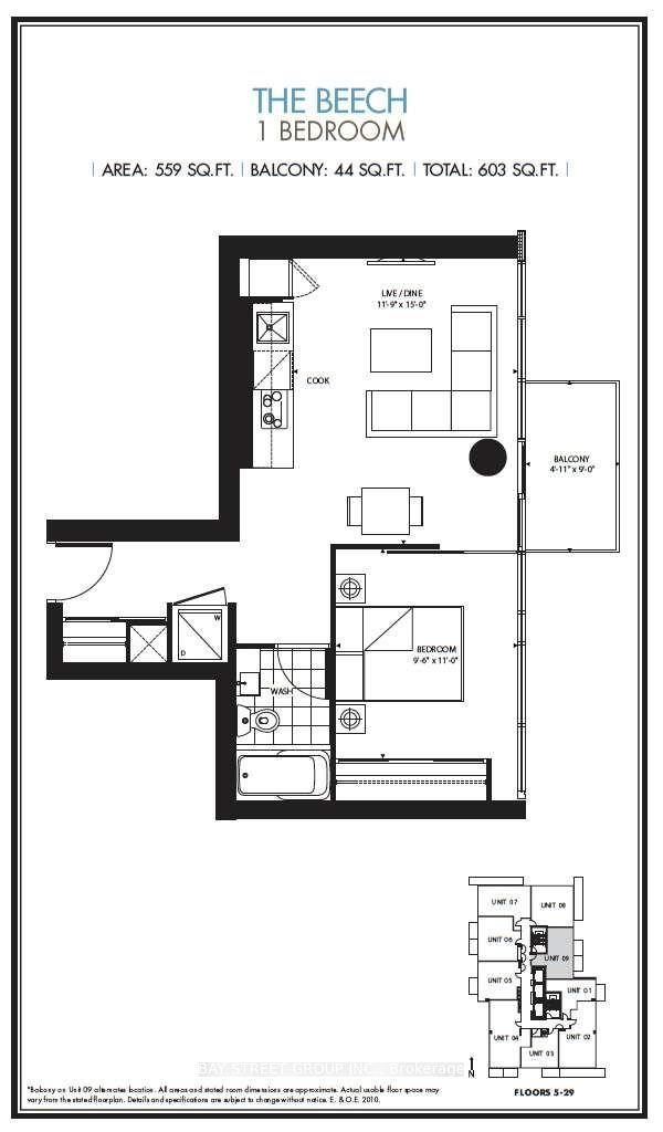 75 St Nicholas Street 609 #609, Toronto — Condo for lease, photo 1