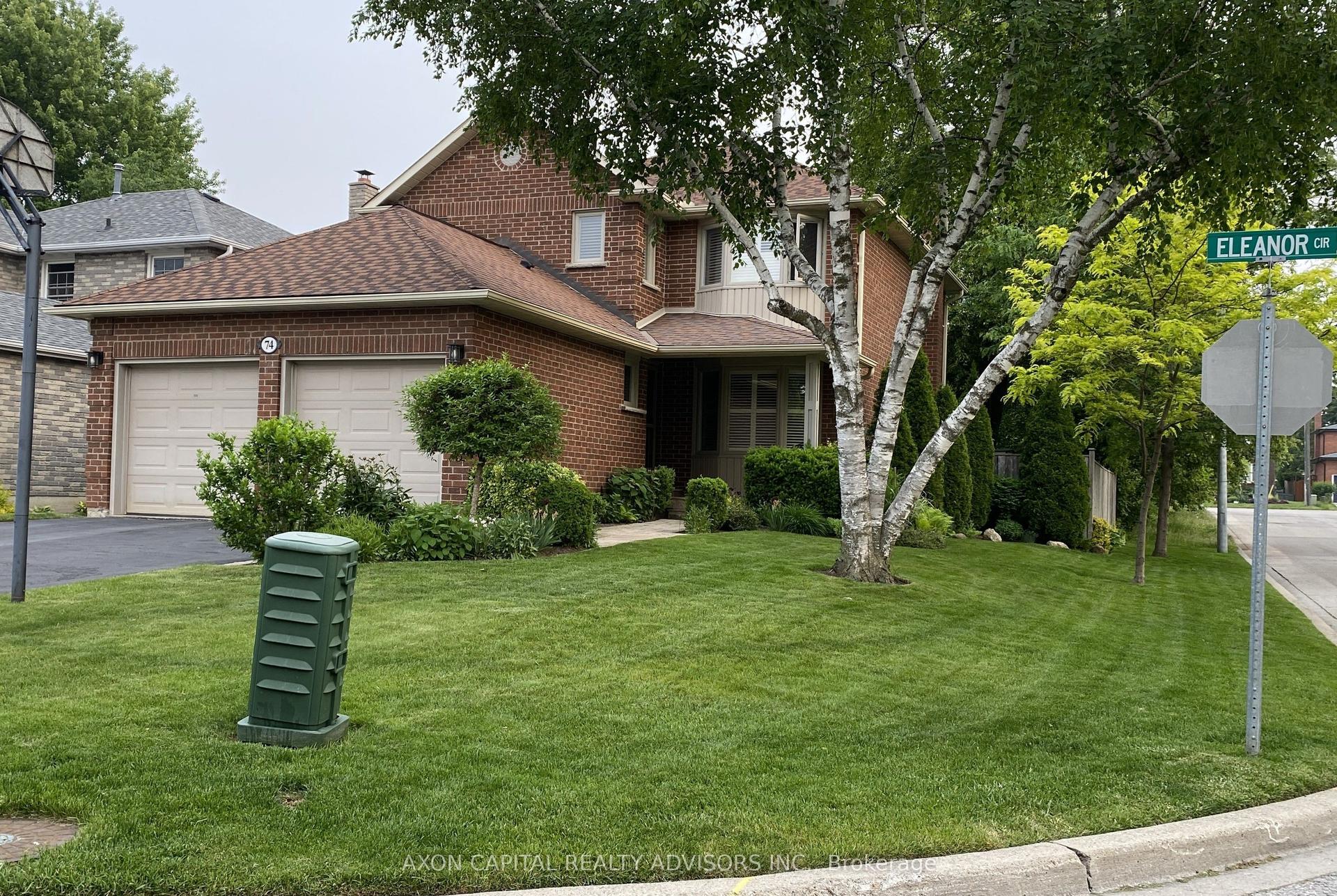 74 Eleanor Circle, Richmond Hill — Detached for sale, photo 1