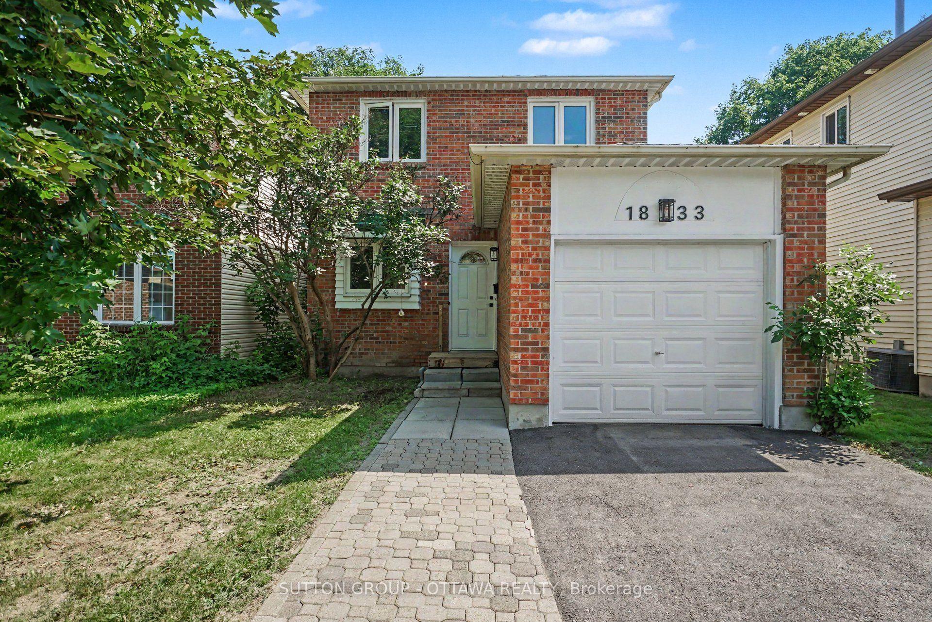 1833 BROUSSEAU Crescent, Orleans - Convent Glen and Area — Detached for sale, photo 1