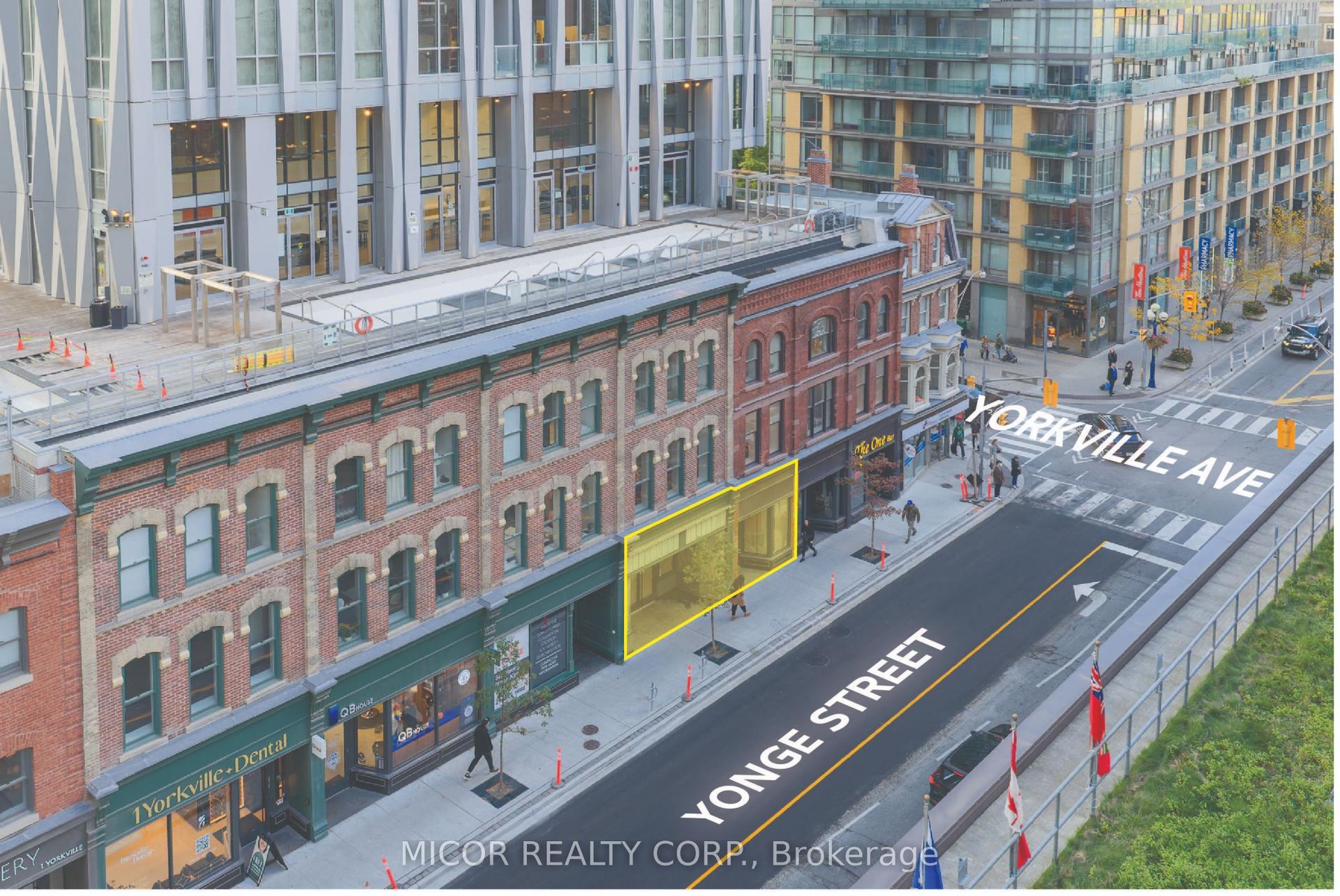1 Yorkville Avenue 105-106 #105-106, Toronto — Commercial for sale, photo 1