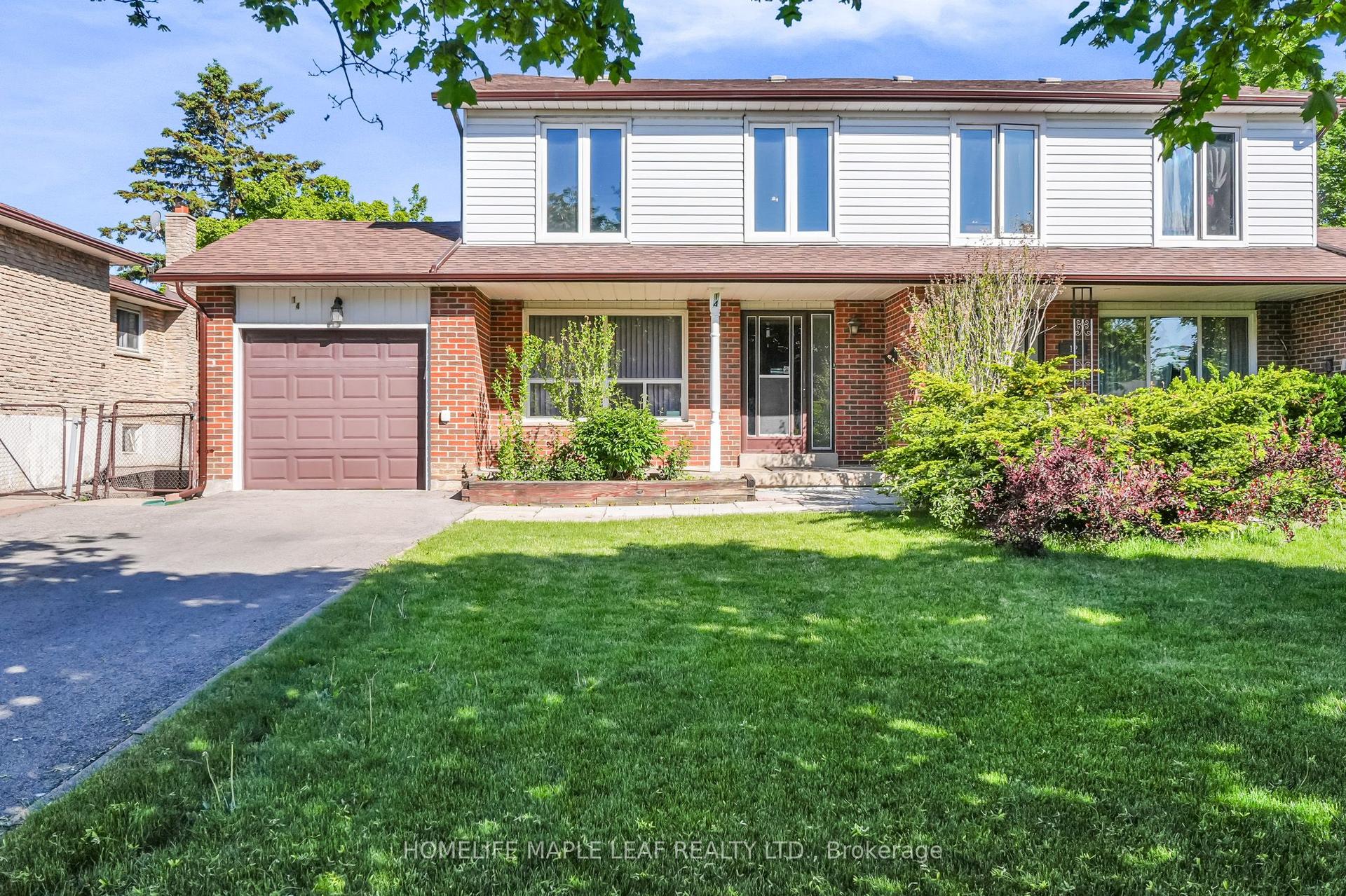 14 Manitou Crescent, Brampton — Semi-Detached for sale, photo 1