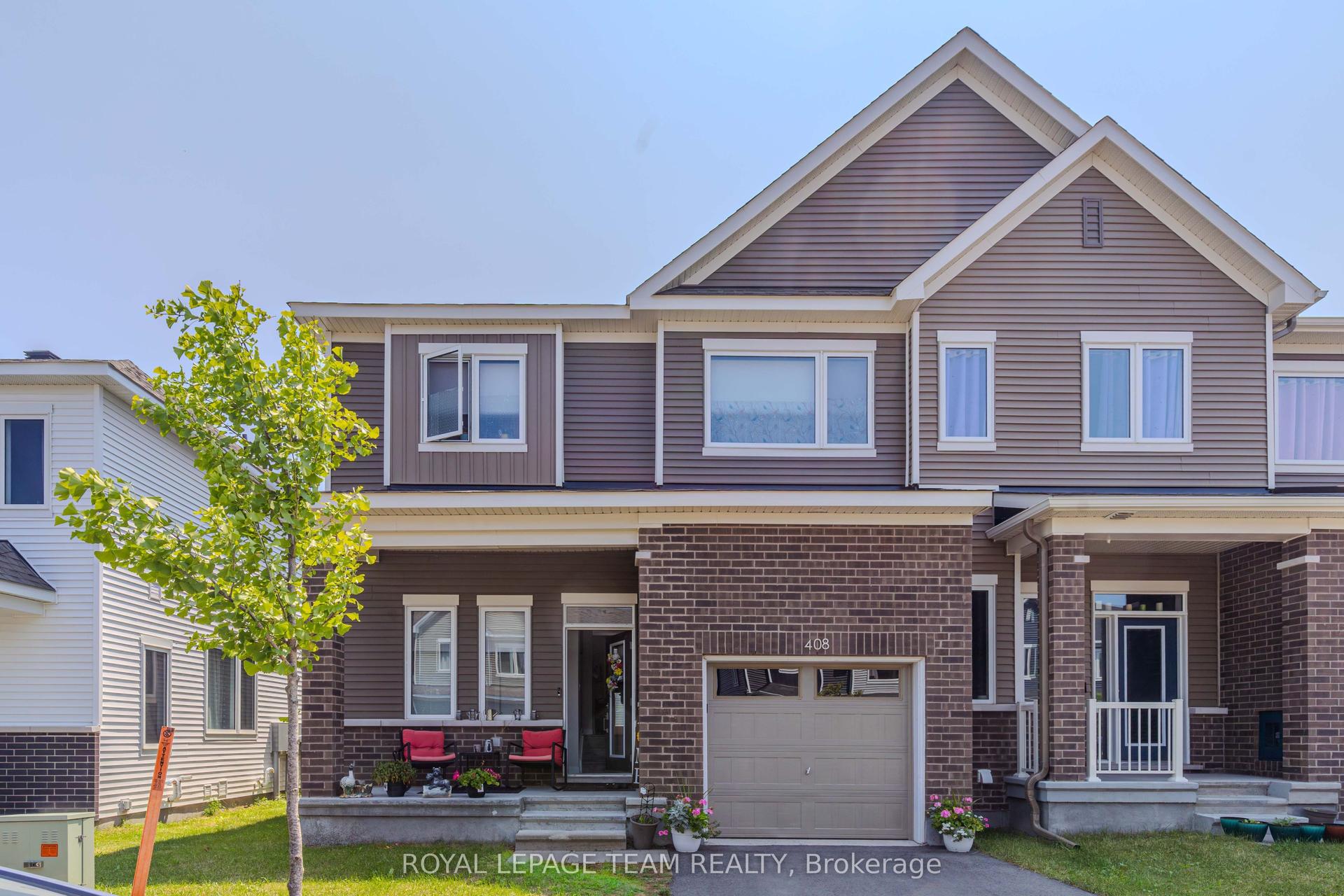 408 Epoch Street, Barrhaven — Townhouse for sale, photo 1