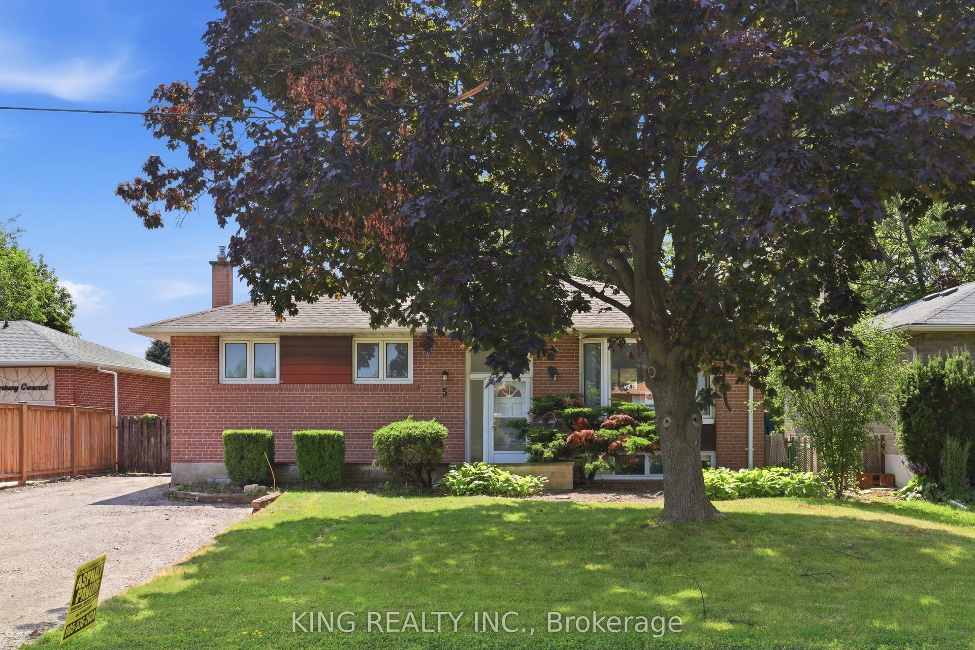 5 Alderbury Crescent, Brampton — Detached for lease, photo 1