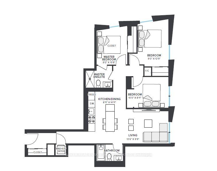 181 Mill Street 1008 #1008, Toronto — Condo for lease, photo 1