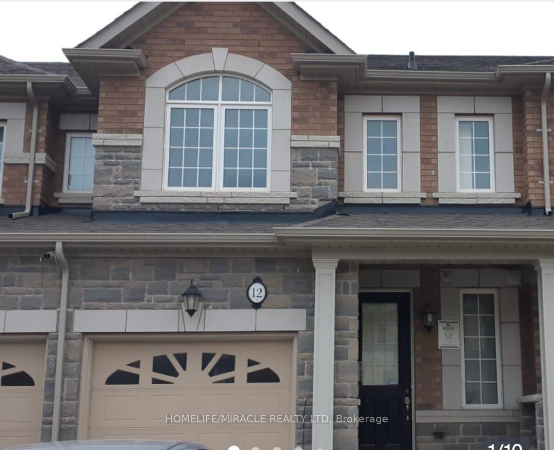 12 Pearman Crescent, Brampton — Townhouse for lease, photo 1