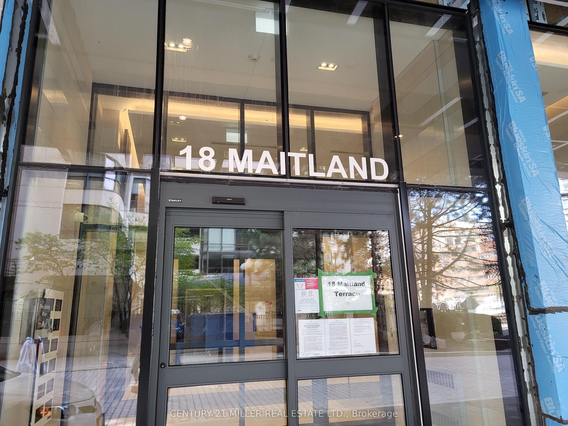 18 Maitland Terrace 802 #802, Toronto — Condo for lease, photo 1