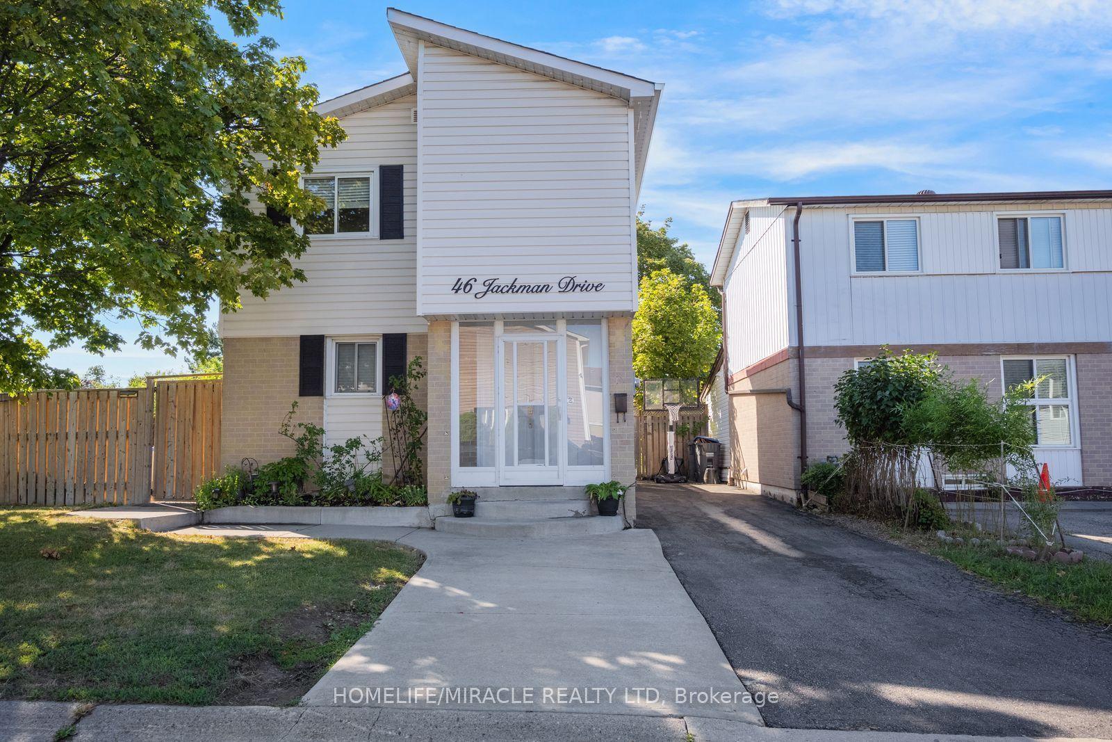 46 Jackman Drive, Brampton — Detached for sale, photo 1