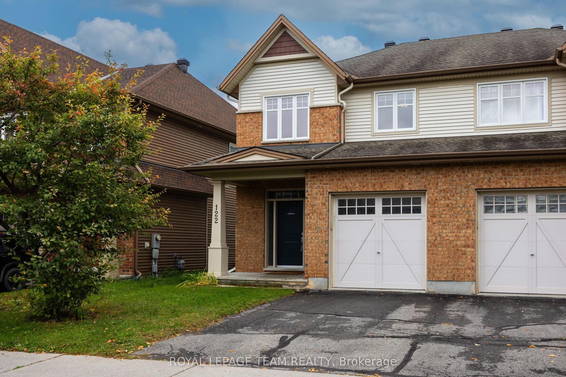 122 Highbury Park Drive S, Barrhaven — Semi-Detached for lease, photo 1