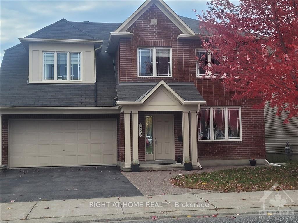 239 HIGHPOINTE Crescent, Barrhaven — Detached for lease, photo 1