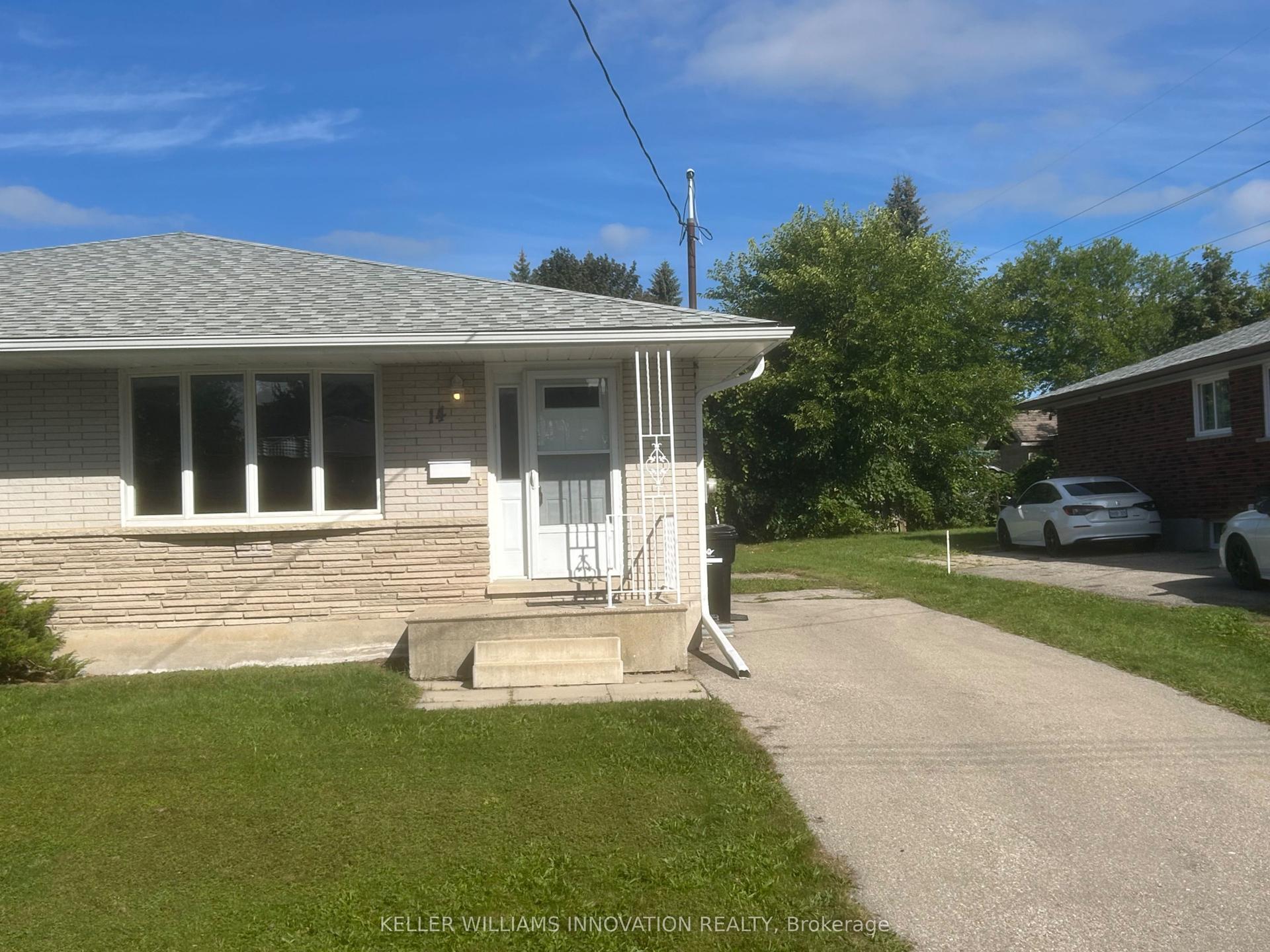14 Volta Avenue, Kitchener — Semi-Detached for lease, photo 1