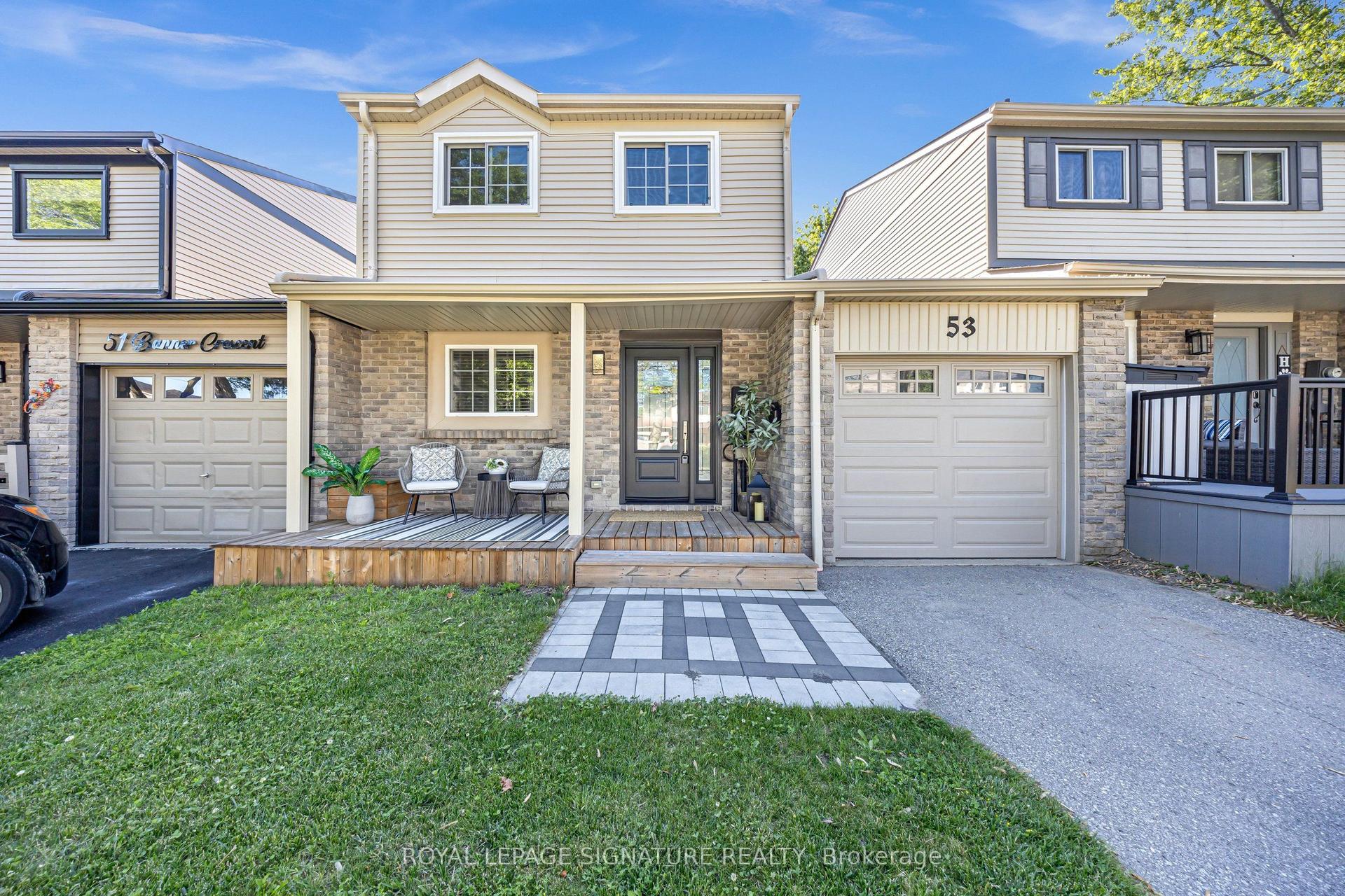 53 Banner Crescent, Ajax — Detached for sale, photo 1