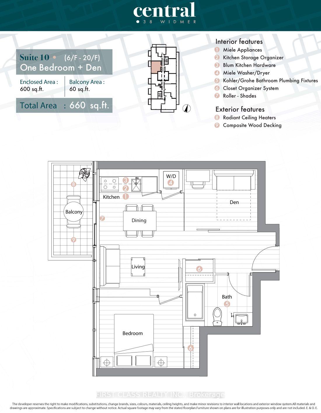 38 Widmer Street 710 #710, Toronto — Condo for sale, photo 1