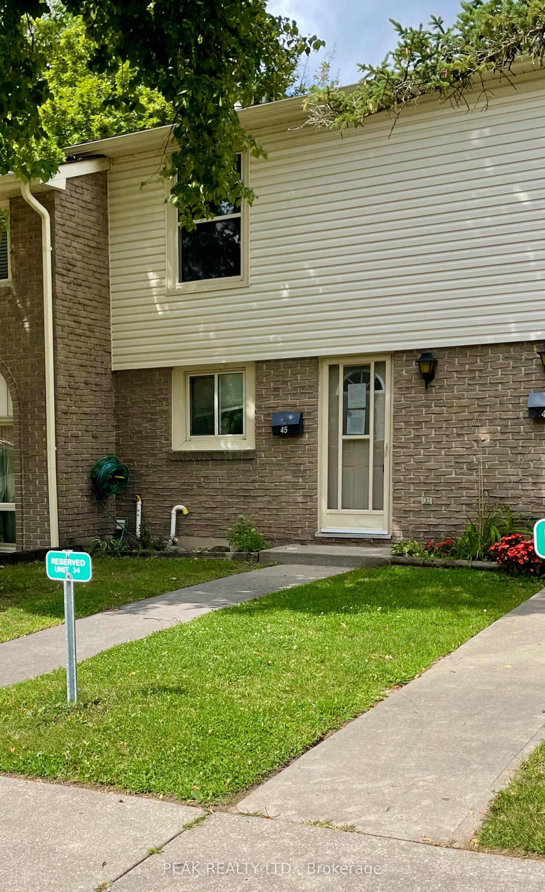 165 Green Valley Drive 45 #45, Kitchener — Condo Town for sale, photo 1