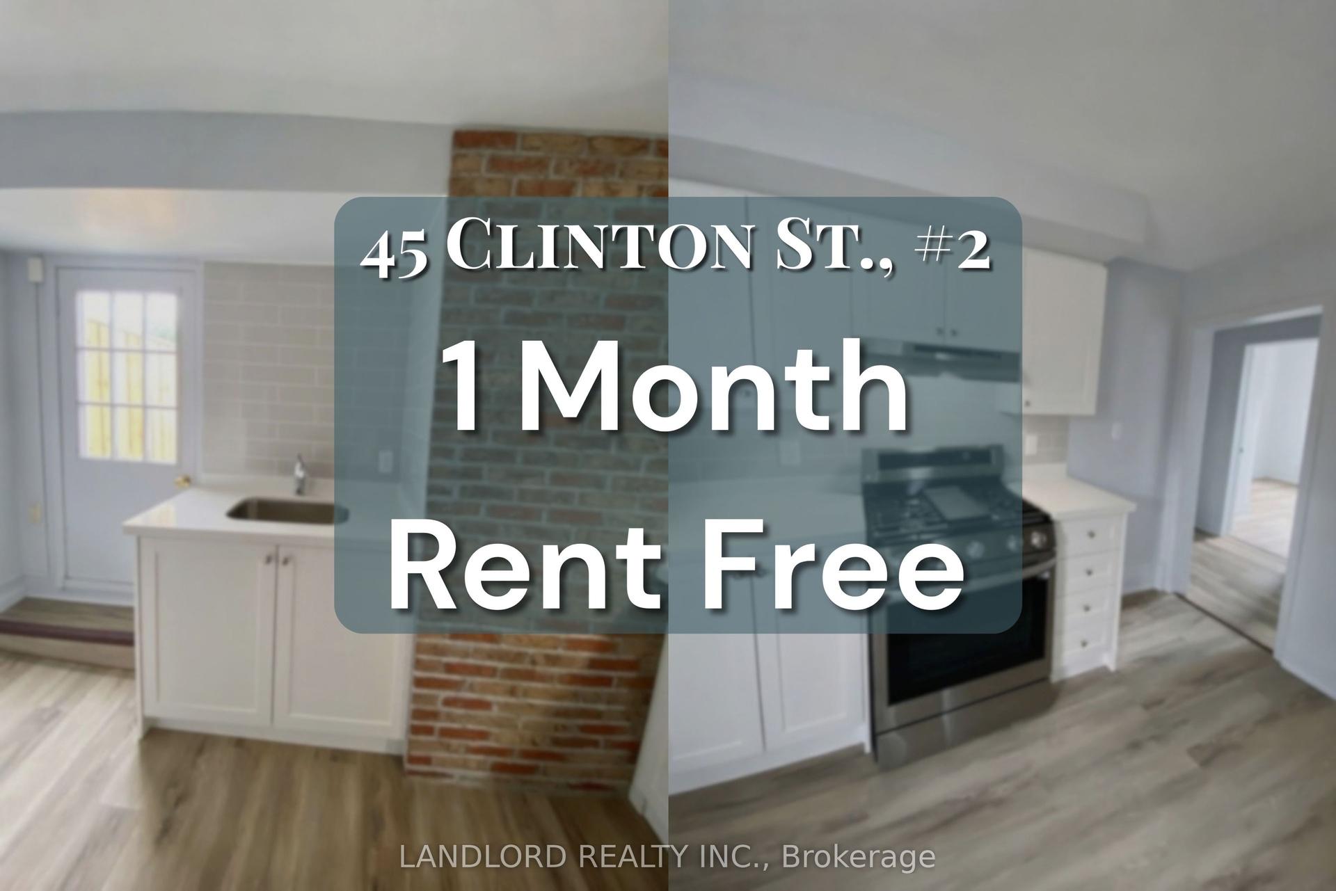 45 Clinton Street 2 #2, Toronto — Multiplex for lease, photo 1