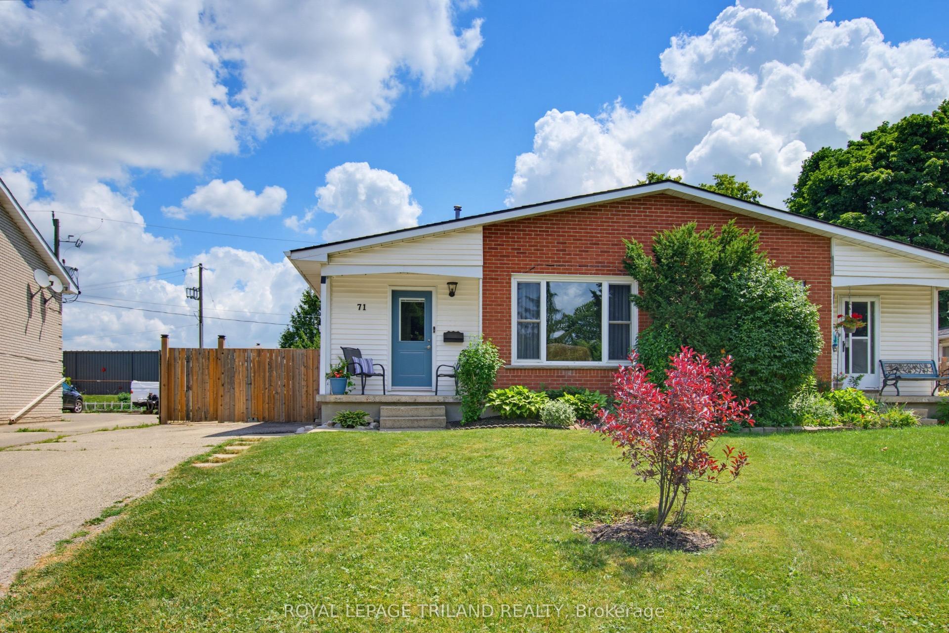 71 Joyce Street, St. Thomas — Semi-Detached for sale, photo 1