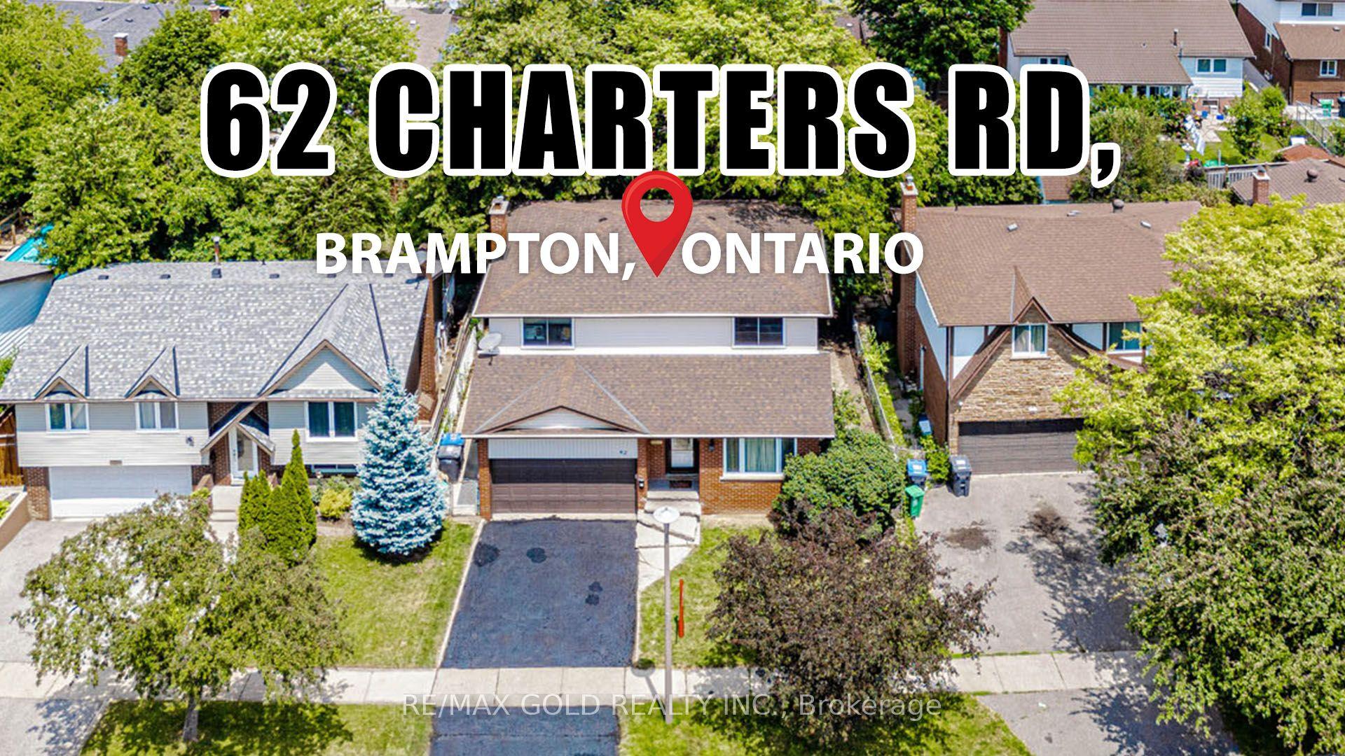 62 Charters Road, Brampton — Detached for sale, photo 1