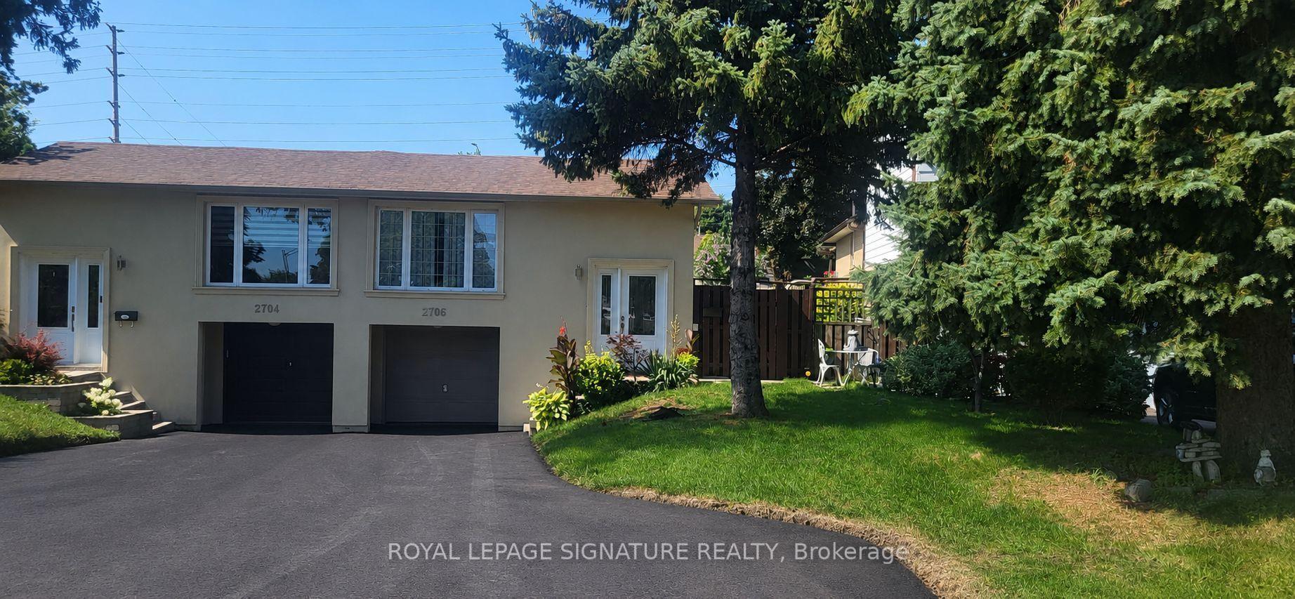 2706 Lundene Road, Mississauga — Semi-Detached for lease, photo 1