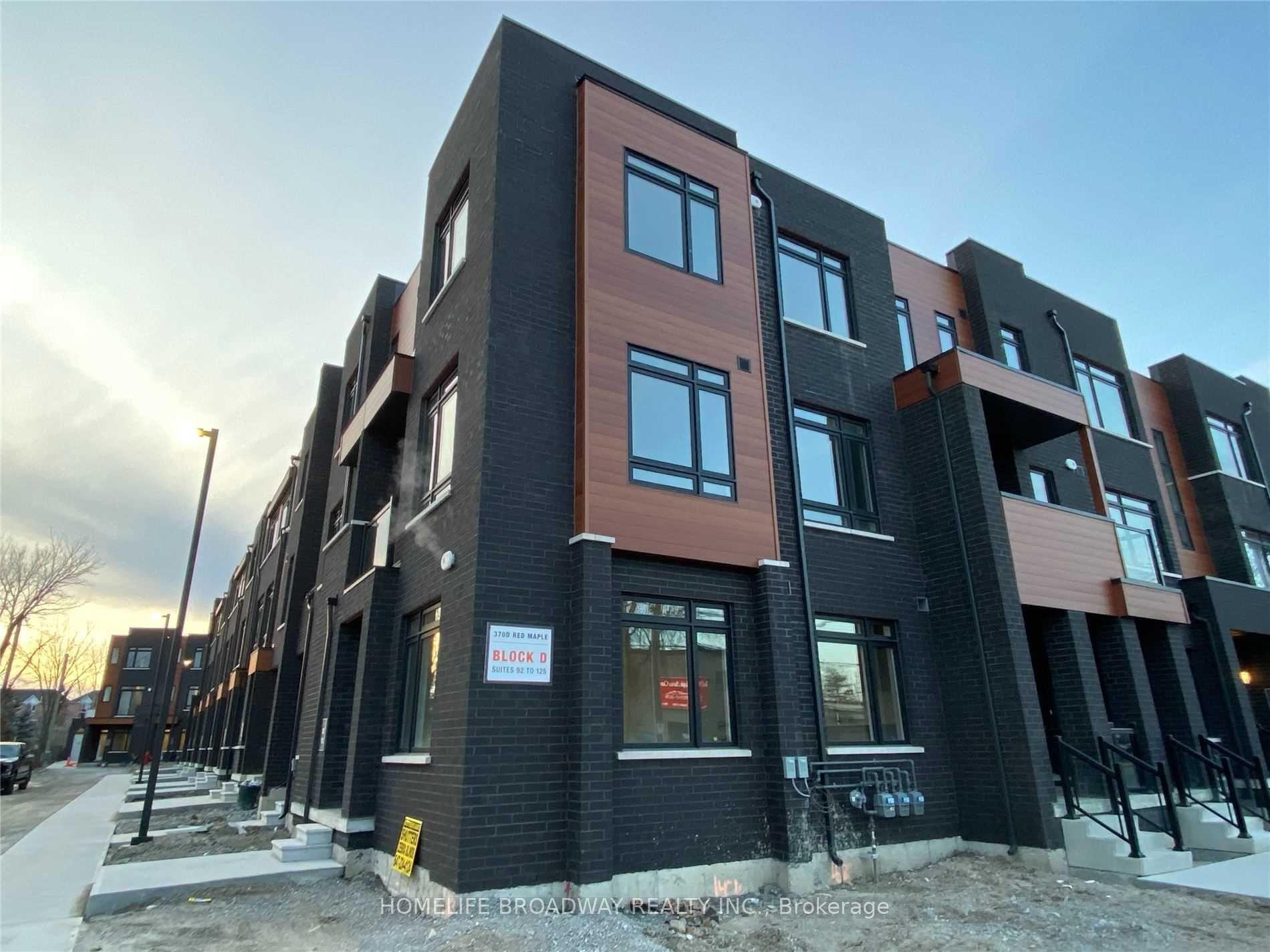 370 Red Maple Road 113 #113, Richmond Hill — Condo Town for lease, photo 1