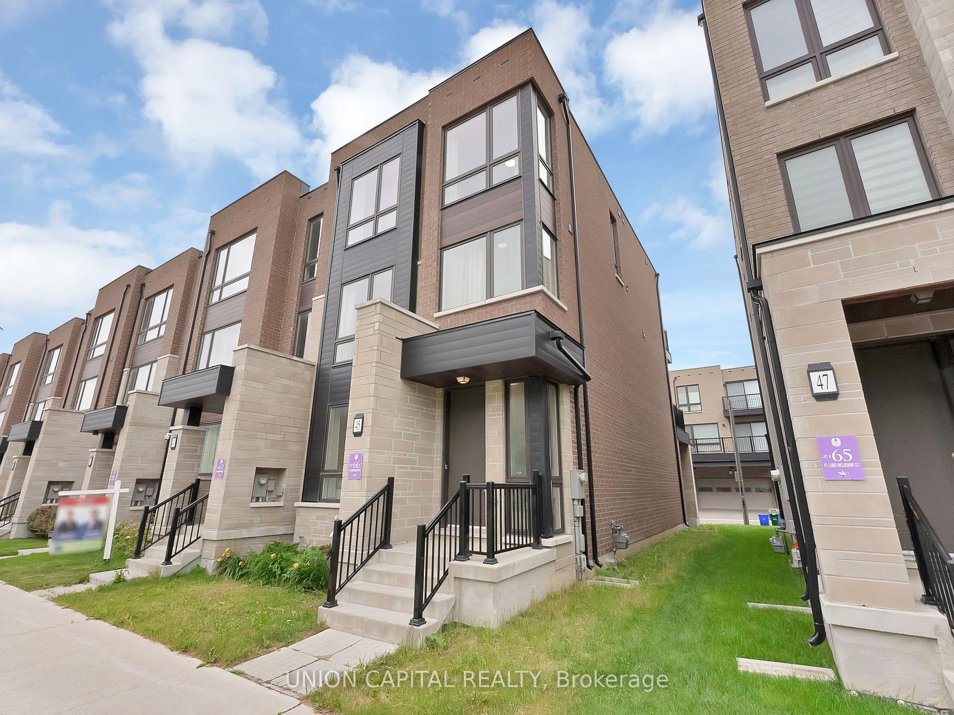 45 Lord Melborne Street, Markham — Townhouse for sale, photo 1