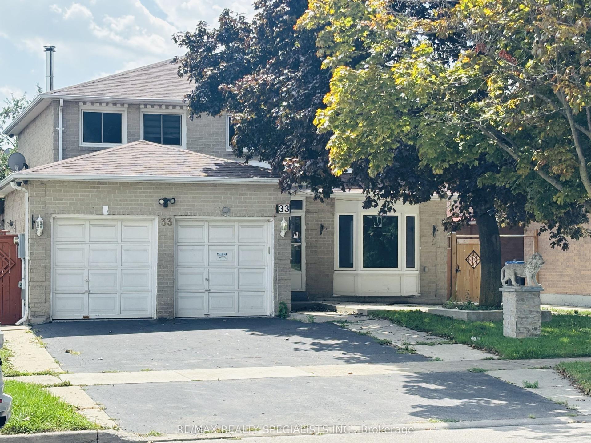 33 Cherrytree Drive, Brampton — Detached for sale, photo 1